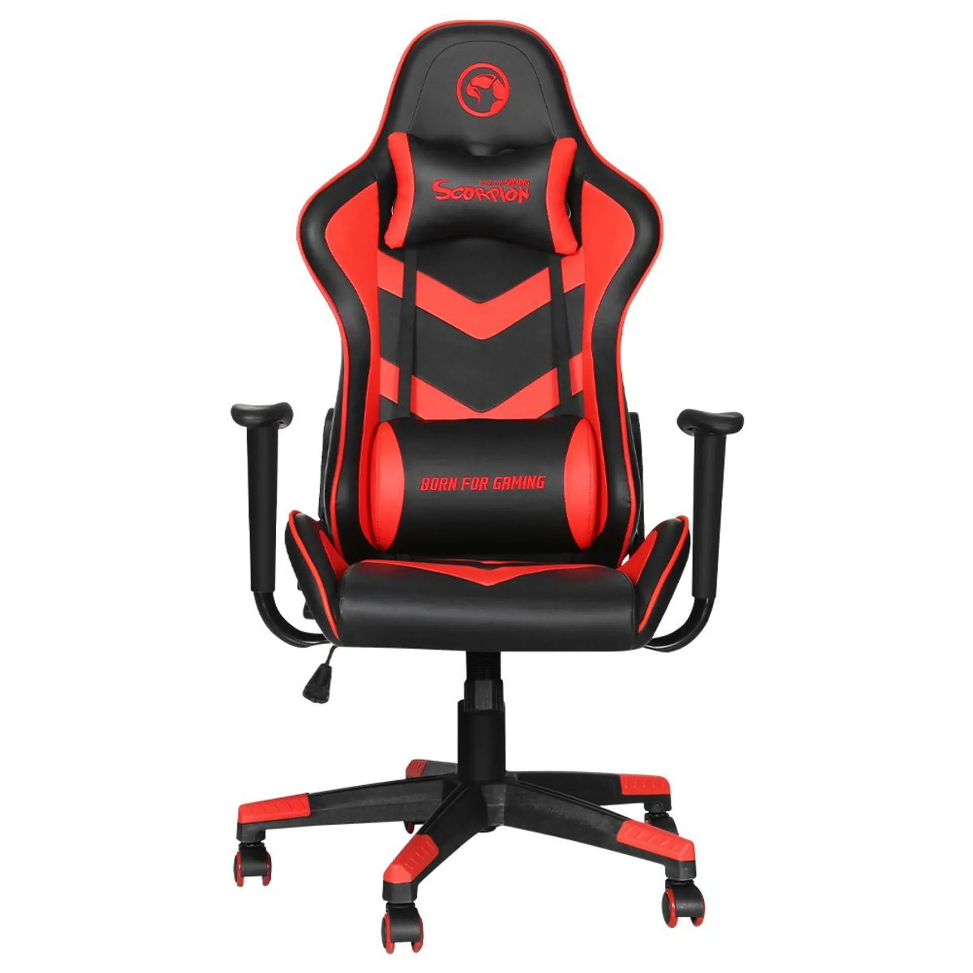 Silla Gaming Marvo Ergonómica CH-106RD Roja y Negra