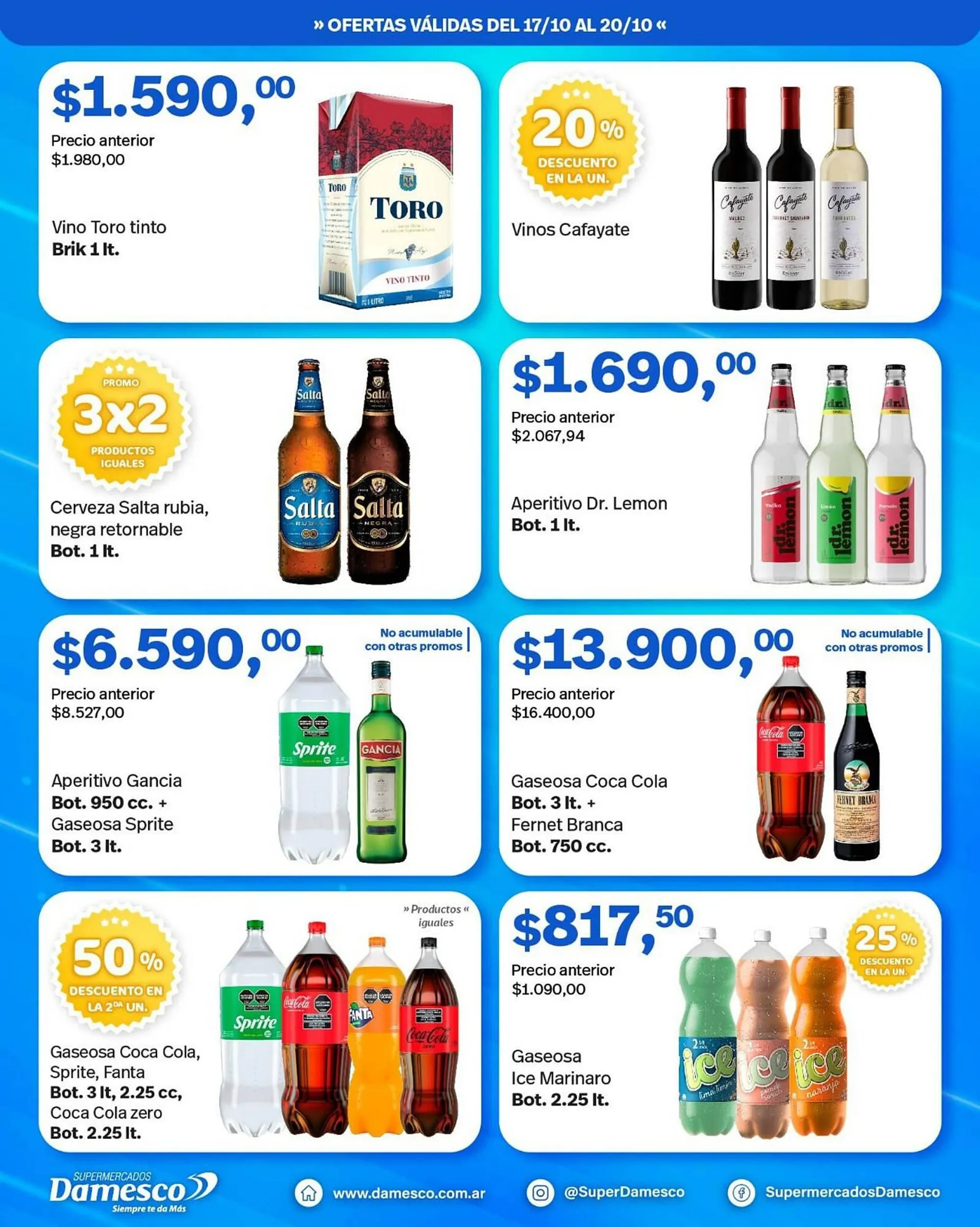 Ofertas de Catálogo Supermercados Damesco 17 de octubre al 20 de octubre 2024 - Página 10 del catálogo