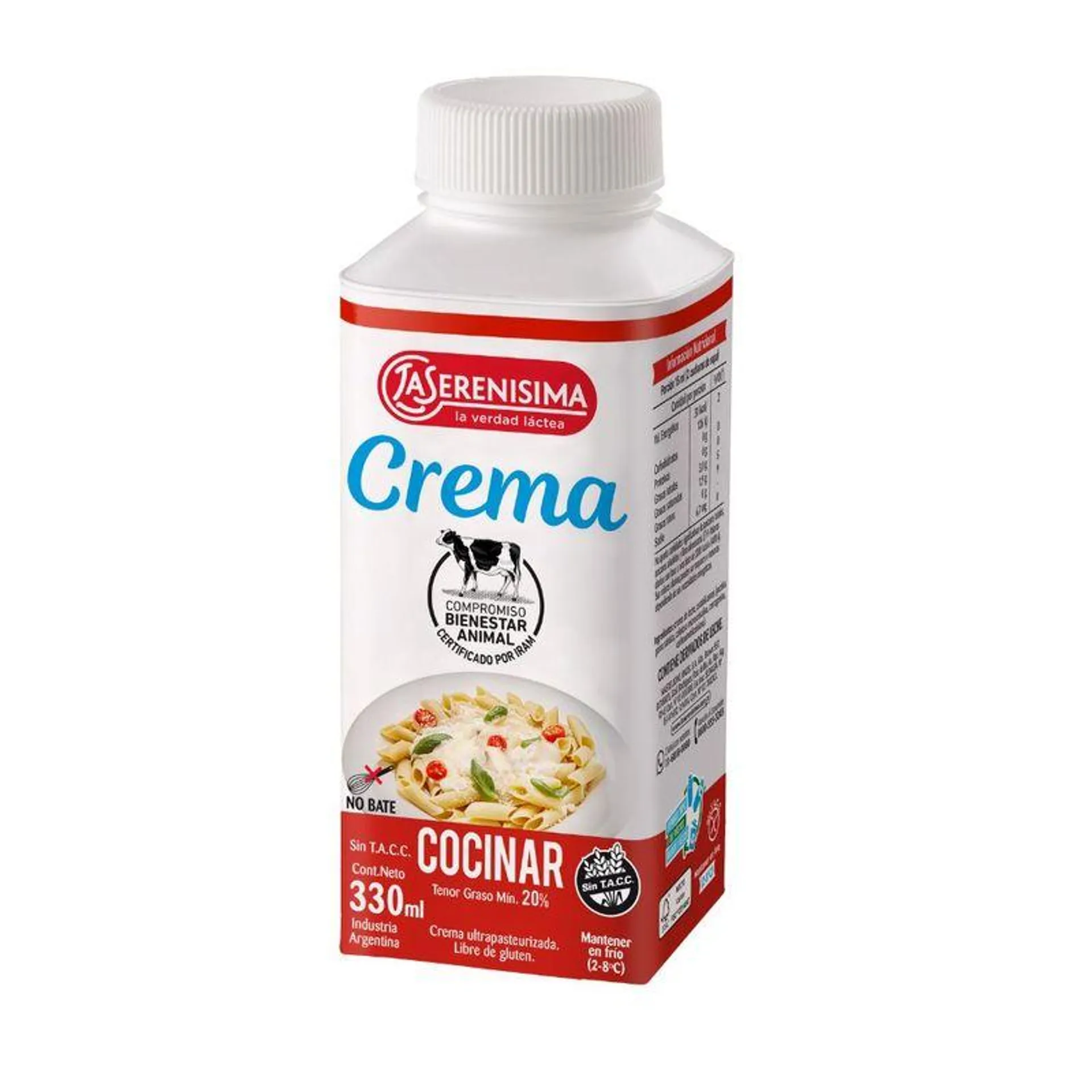 Crema para Cocinar La Serenisima 330 Gr.