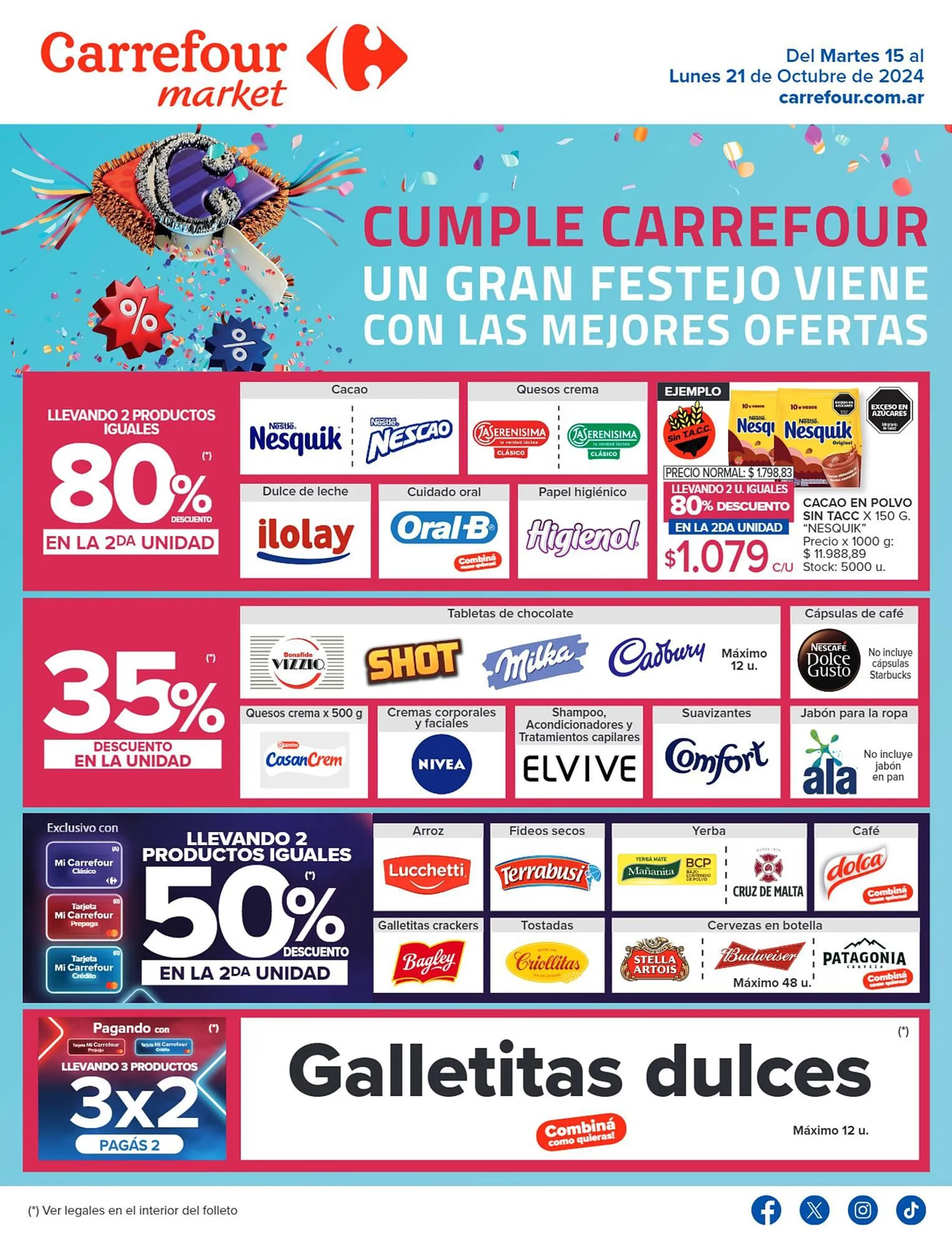 Ofertas de Catálogo Carrefour Market 15 de octubre al 21 de octubre 2024 - Página  del catálogo