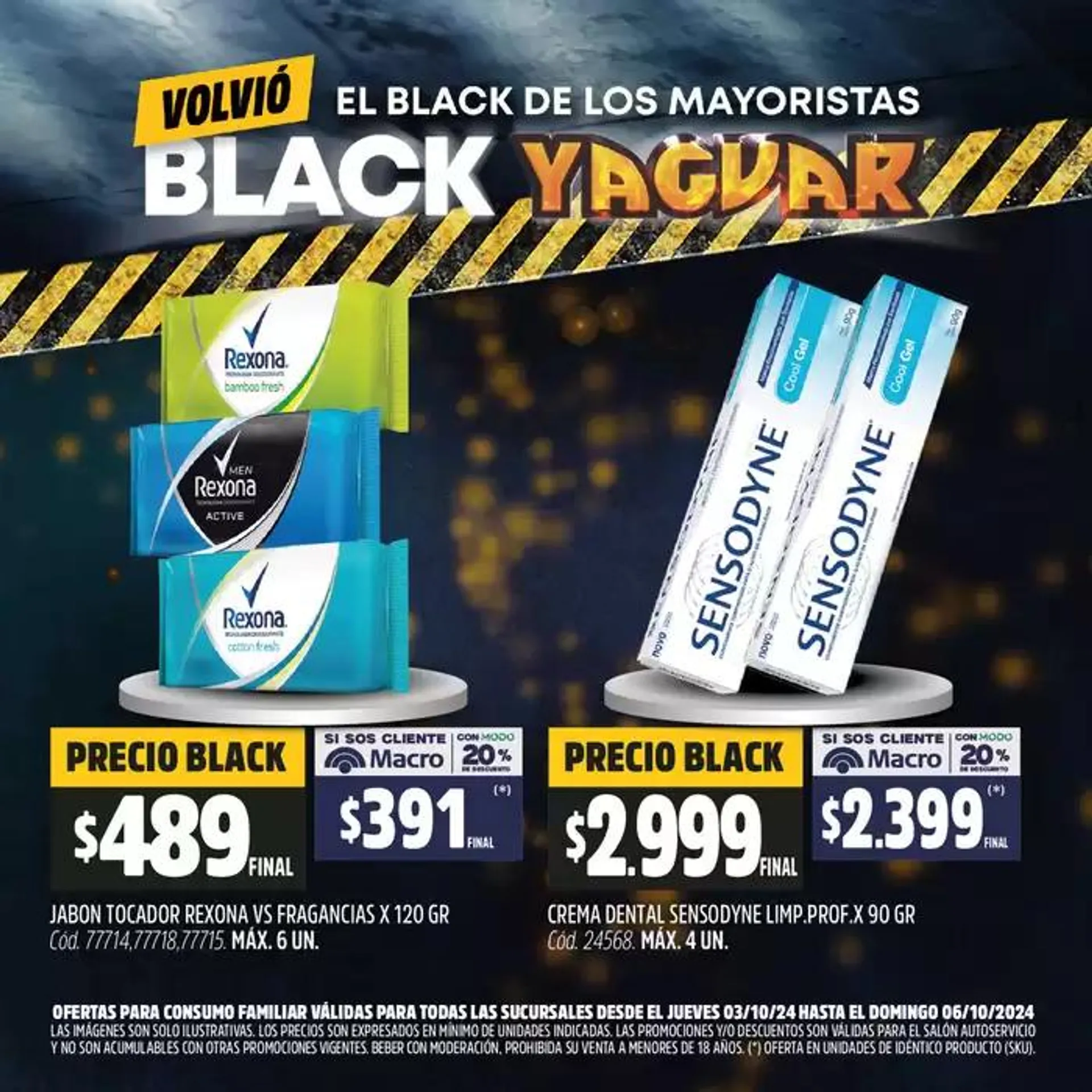 Ofertas de Ofertas Supermercados Yaguar 5 de octubre al 19 de octubre 2024 - Página 6 del catálogo