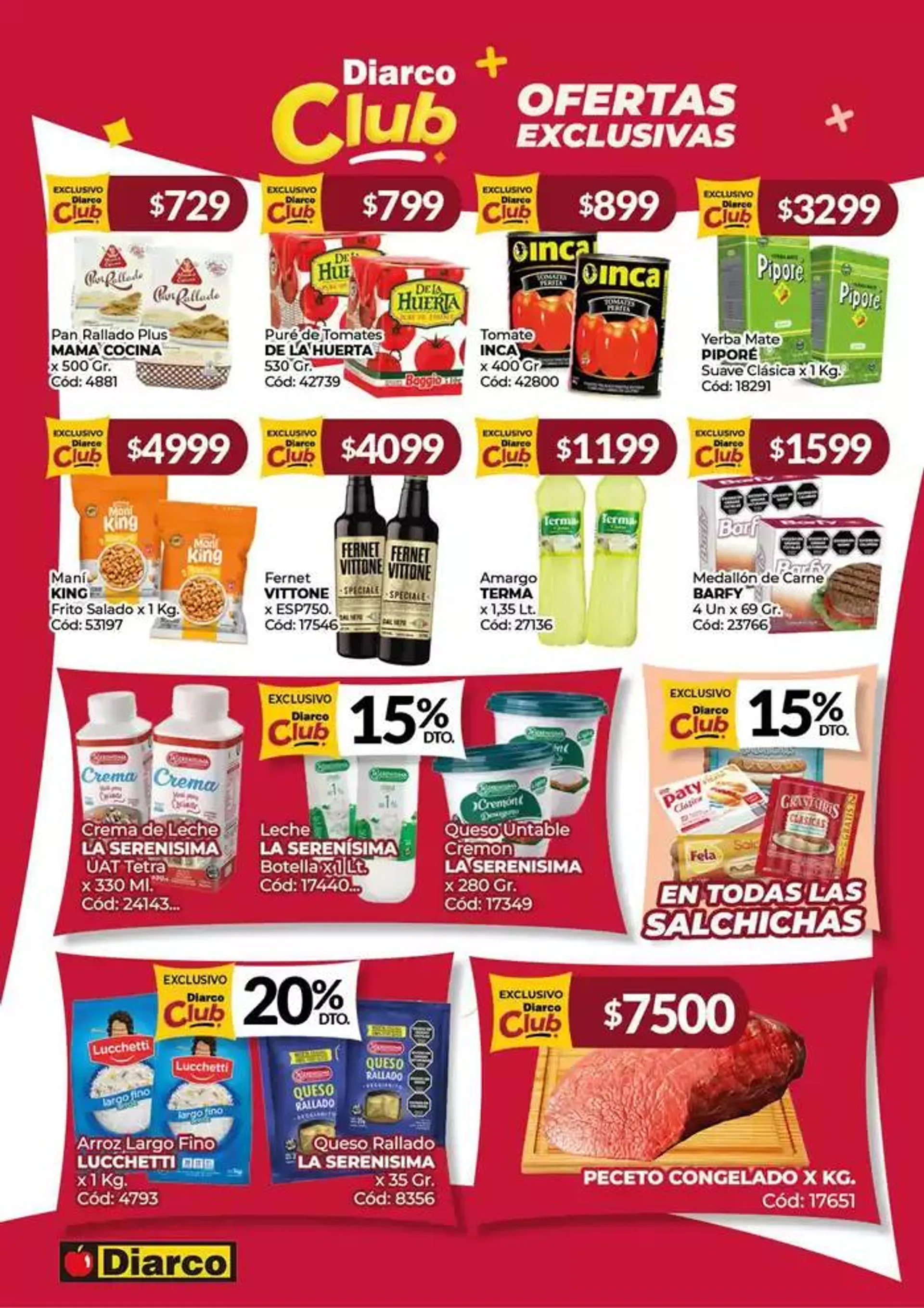 Ofertas de Diarco Ofertas Pueblo Sur 30 de septiembre al 4 de octubre 2024 - Página 6 del catálogo