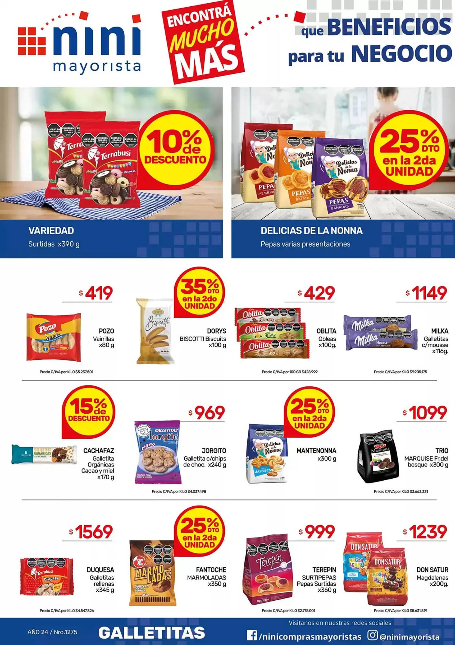 Ofertas de Catálogo Nini Mayorista 1 de octubre al 15 de octubre 2024 - Página 22 del catálogo