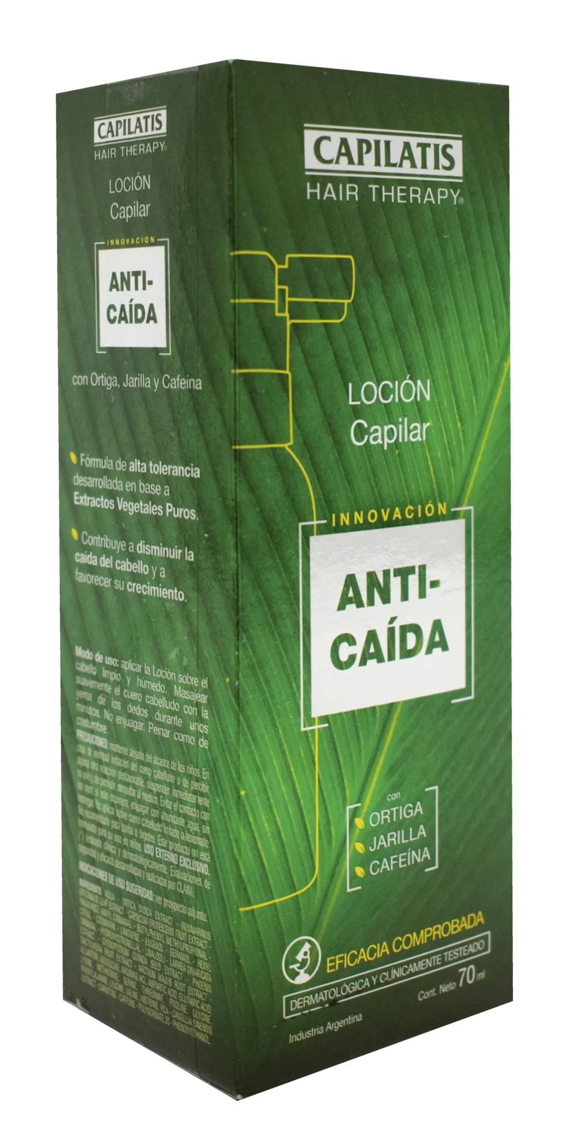 Loción Capilar Capilatis Ortiga Jarilla Cafe 70ML