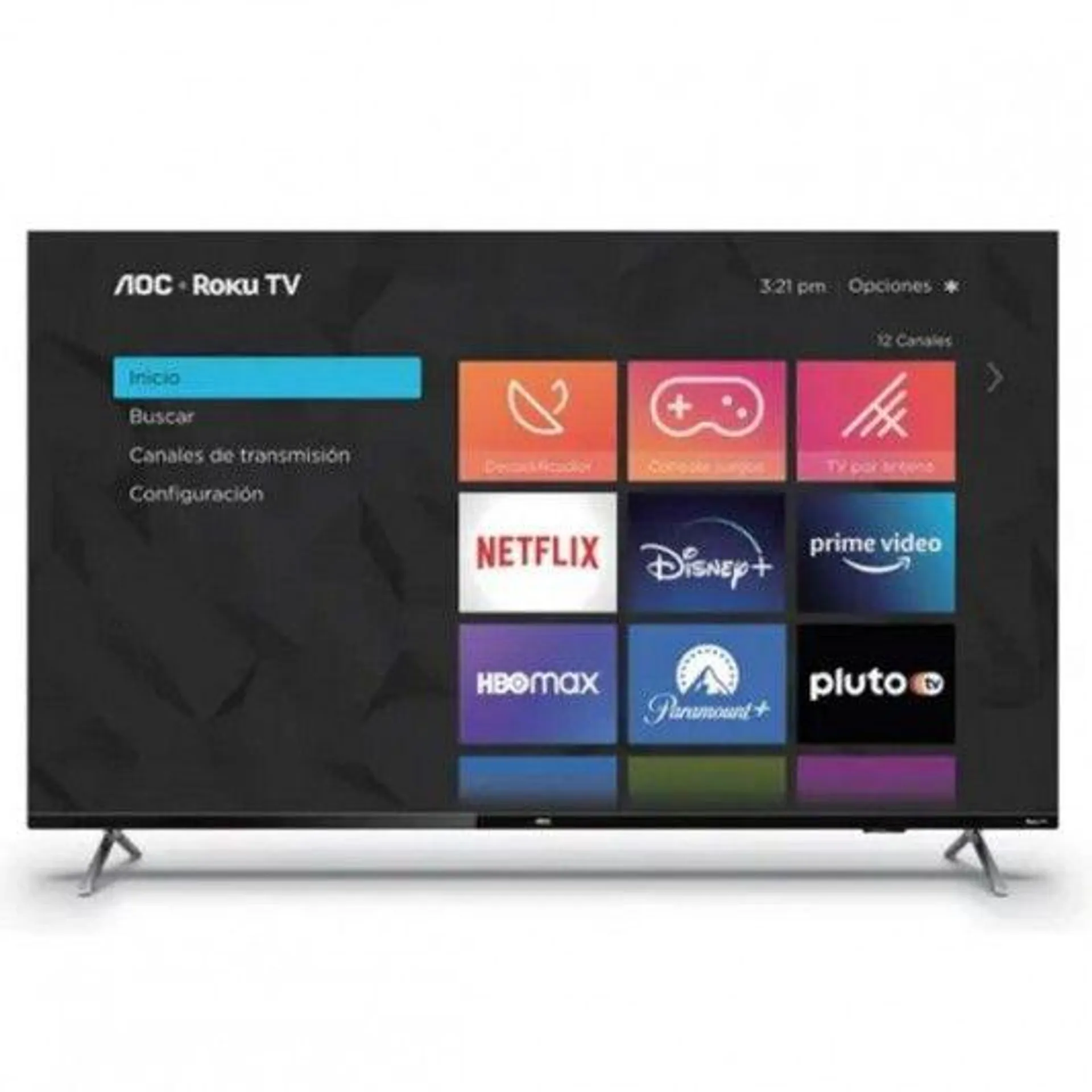 AOC TV LED 50" 50U6125/77G 50A ROKU TV UHD SINTONIZADOR TDA