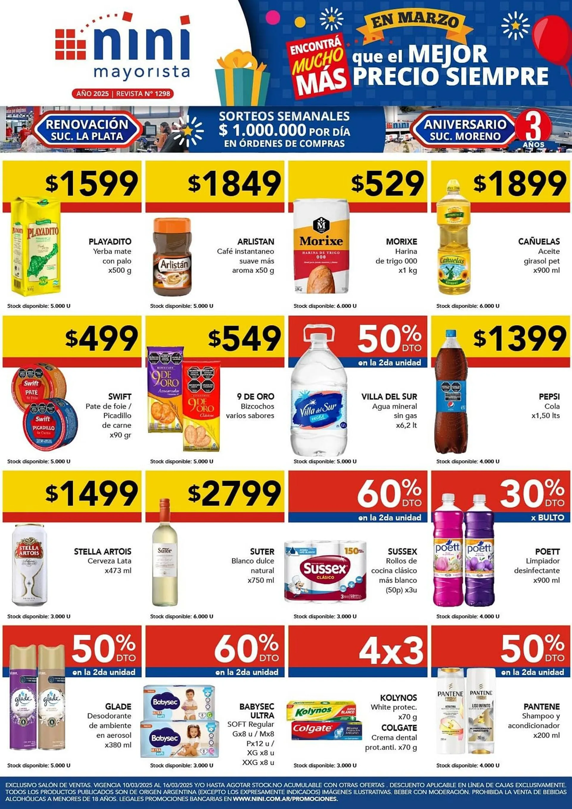 Ofertas de Catálogo Nini Mayorista 10 de marzo al 16 de marzo 2025 - Página 1 del catálogo