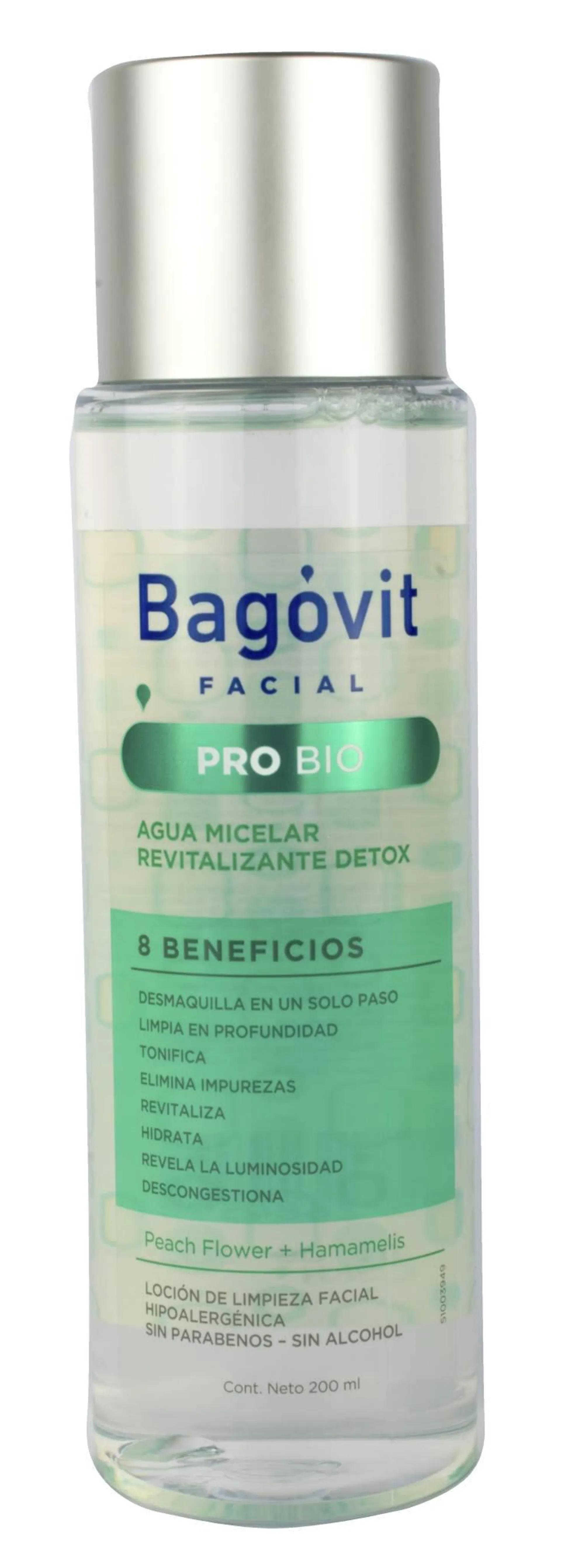 Agua Micelar Bagóvit Pro Bio Limpieza 200ml