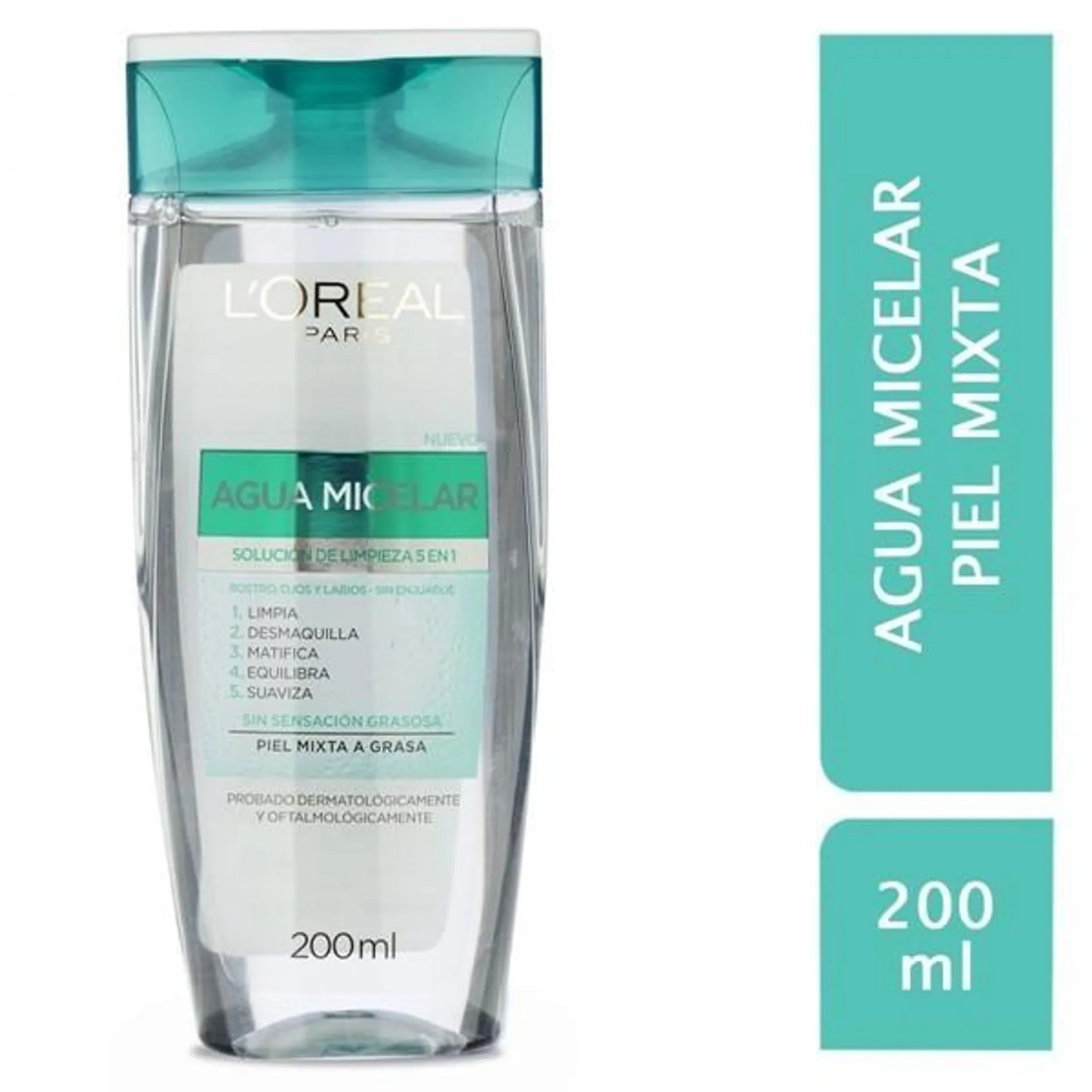 Loreal Dermo Expertise Agua Micelar Hidra Total 5 piel Mixta 200 ml