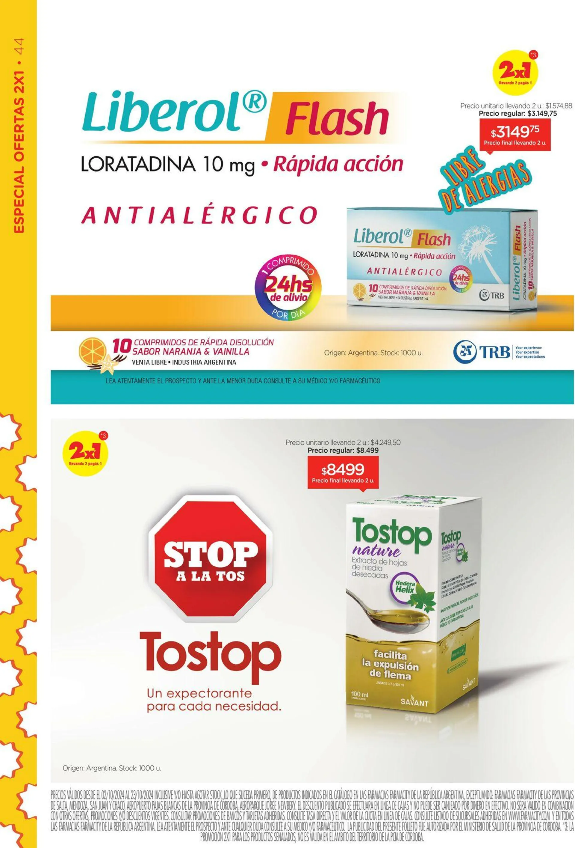 Ofertas de Farmacity 1 de octubre al 31 de octubre 2024 - Página 44 del catálogo