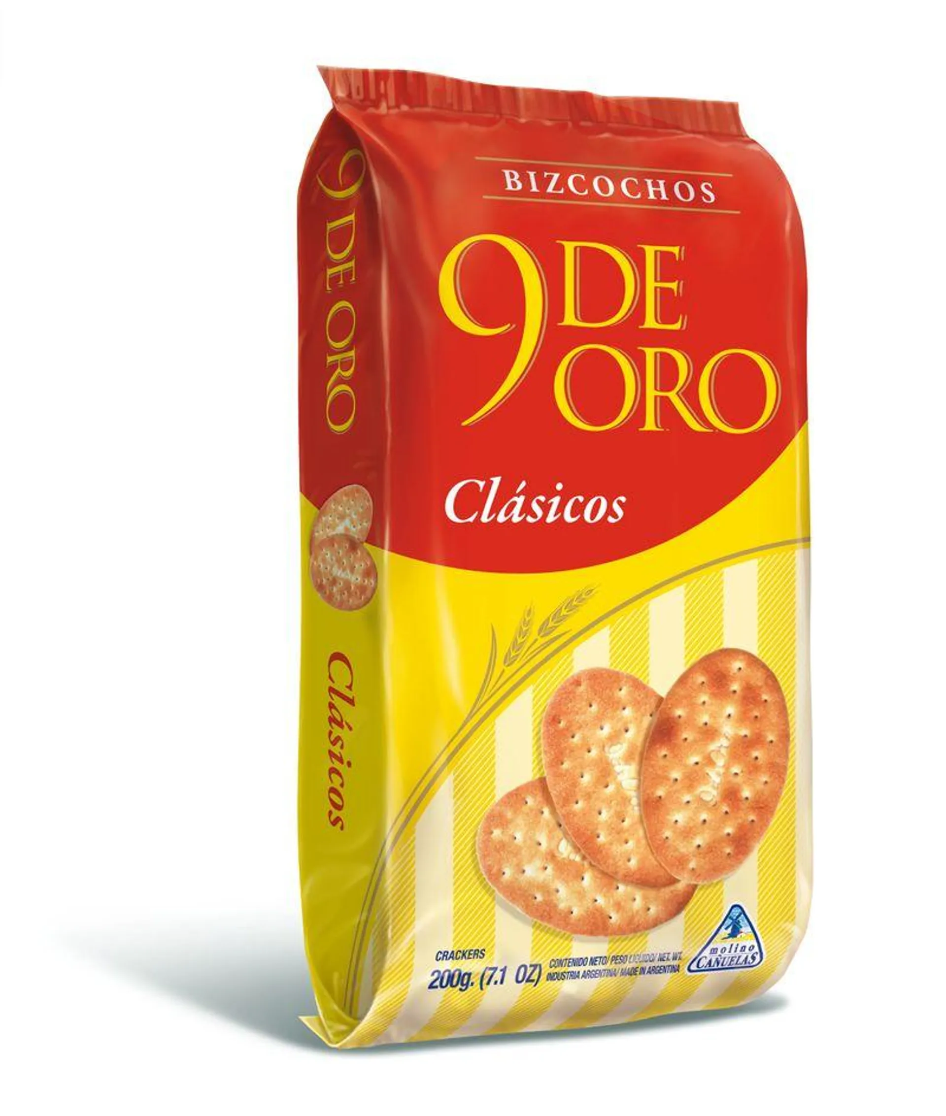 Bizcochos de grasa 9 de Oro Clásico 200 Gr.