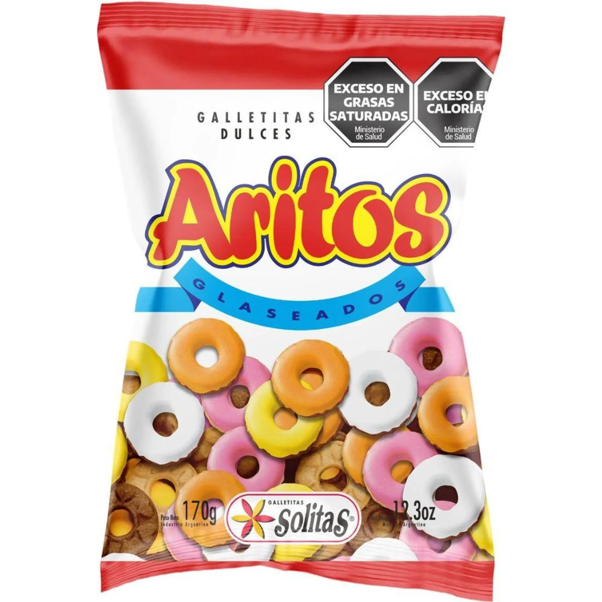 Galletitas Dulces Aritos Glaseados 170 Grs.