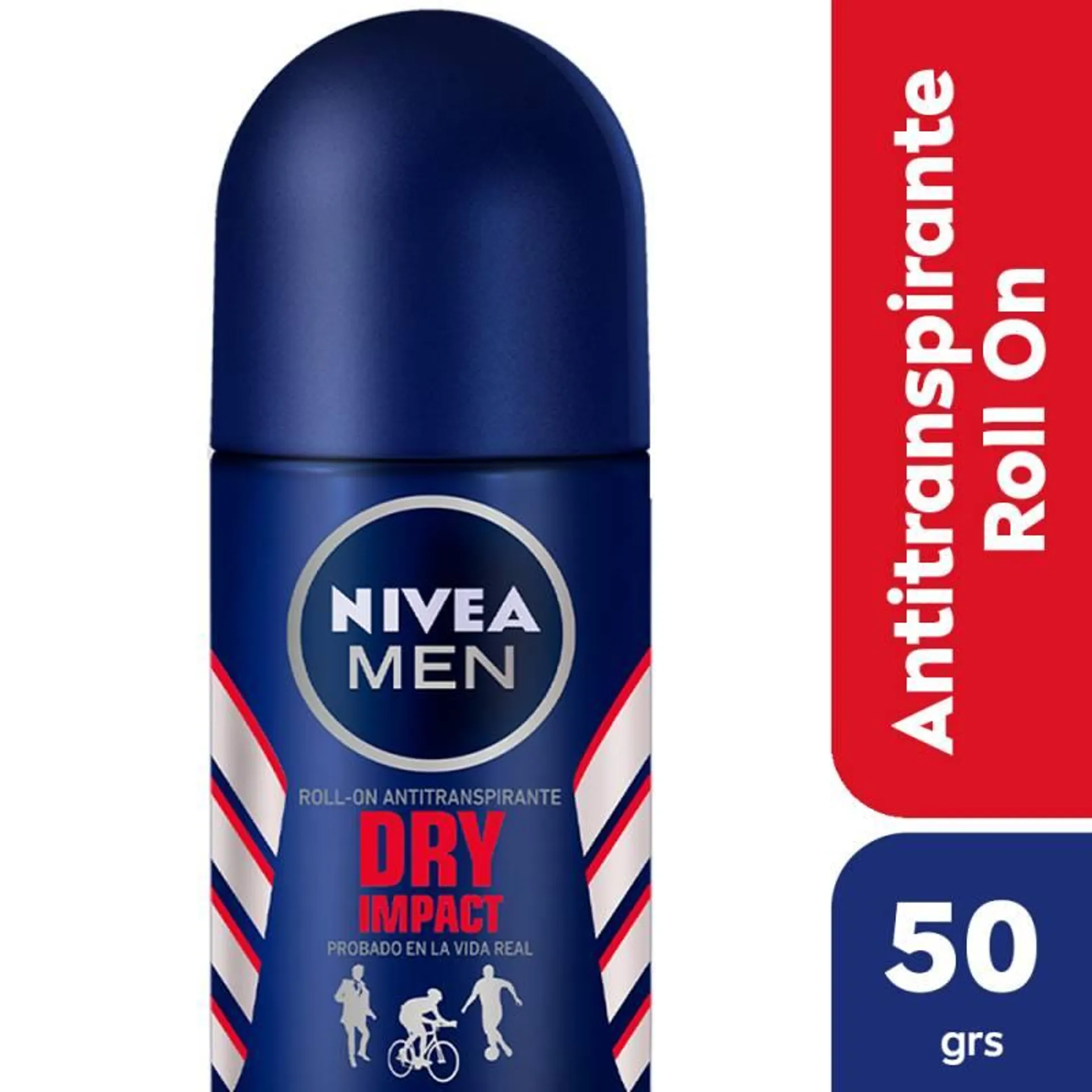 Antitranspirante Roll On Nivea Deo Dry Impact x 50 cc.