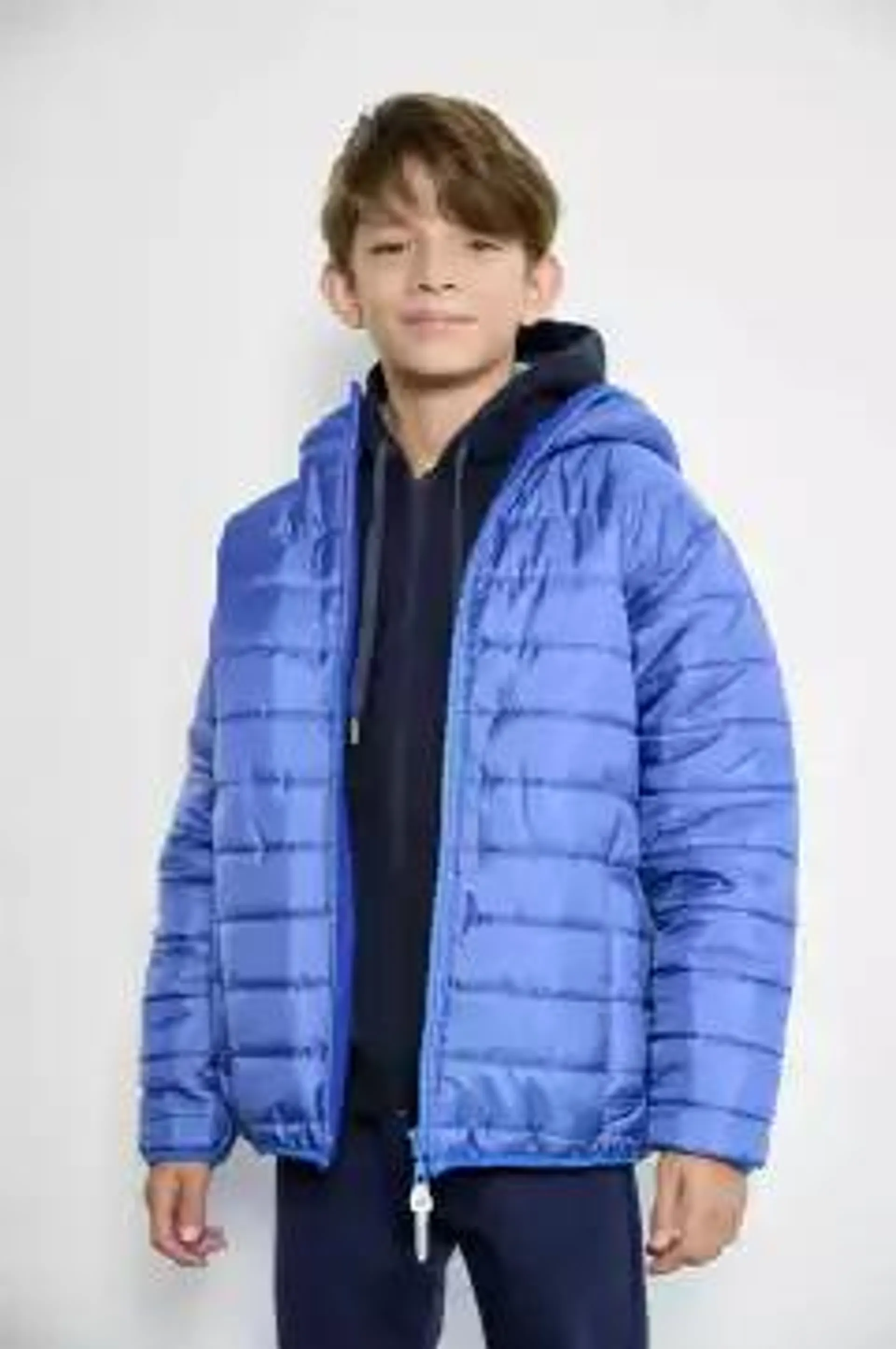 CAMPERA ABRIGADA IMPERMEABLE AZUL FRANCIA