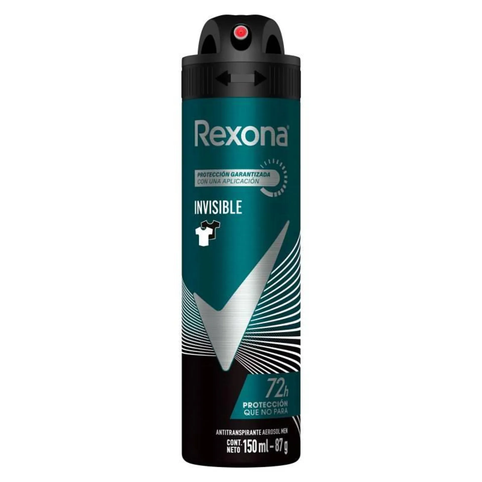 Antitranspirante Aerosol Invisible Men Rexona x 150 cc.