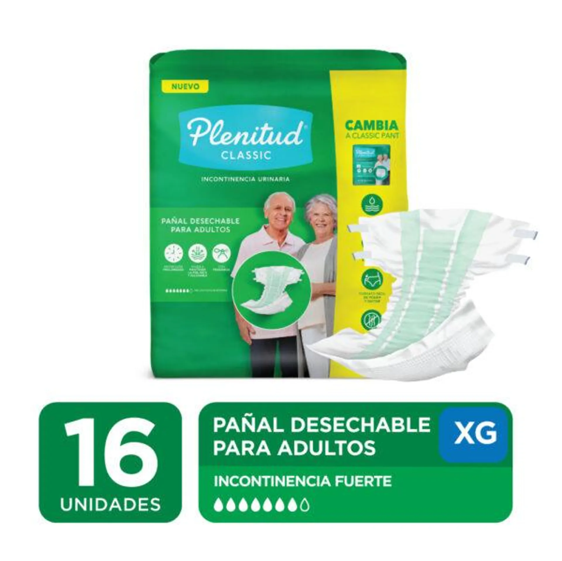 30241097 Plenitud Pañal Classic Xgde X16u.