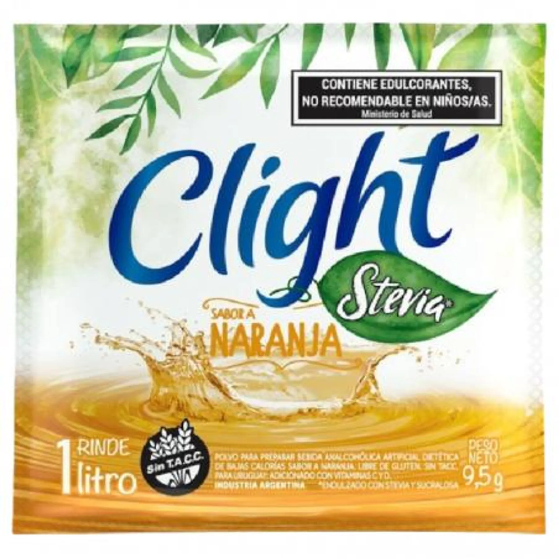 JUGO EN POLVO CLIGHT NJA STEVIA 2022 9 GRS