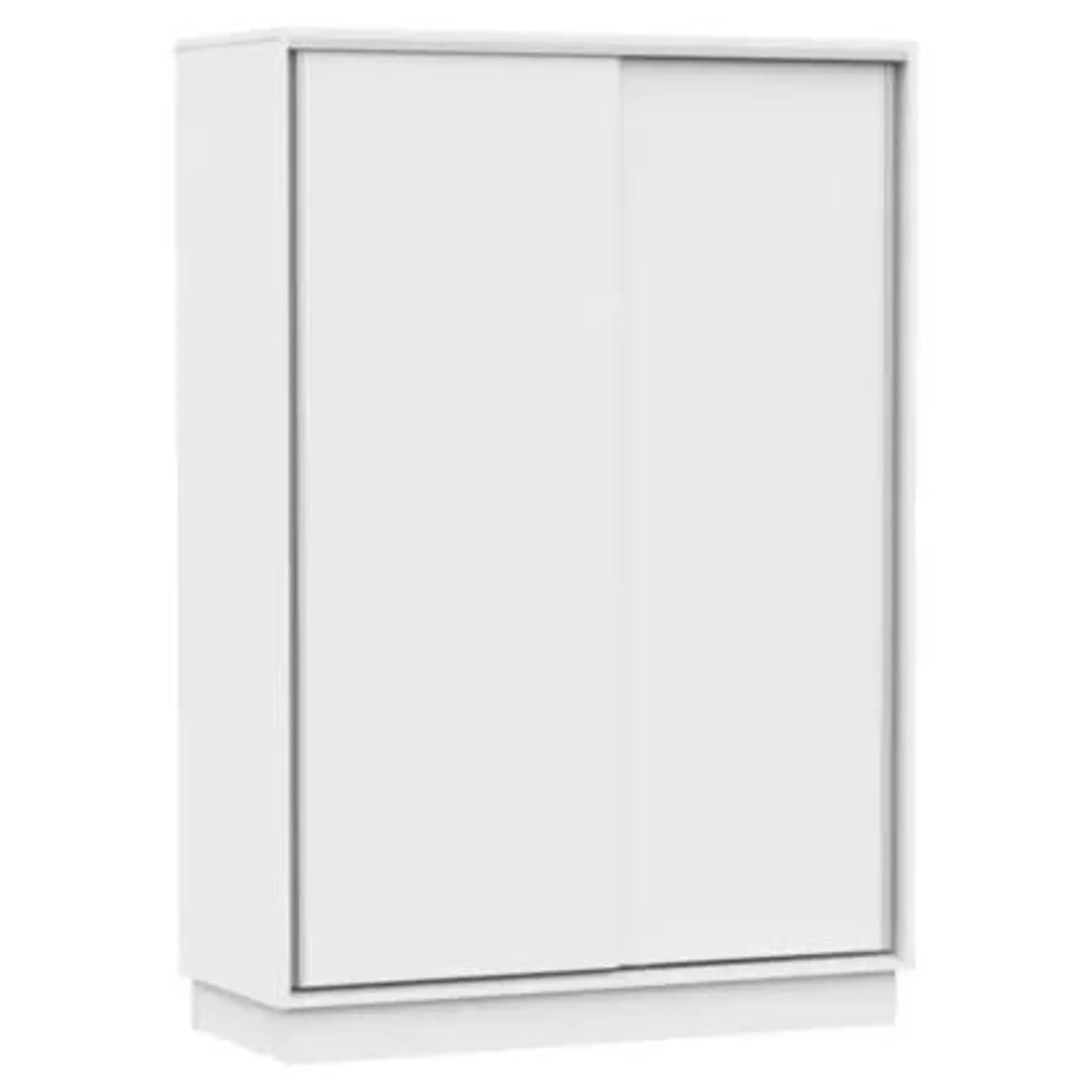 Placard 2 puertas con 2 cajones blanco 135 x 195 x 55 cm