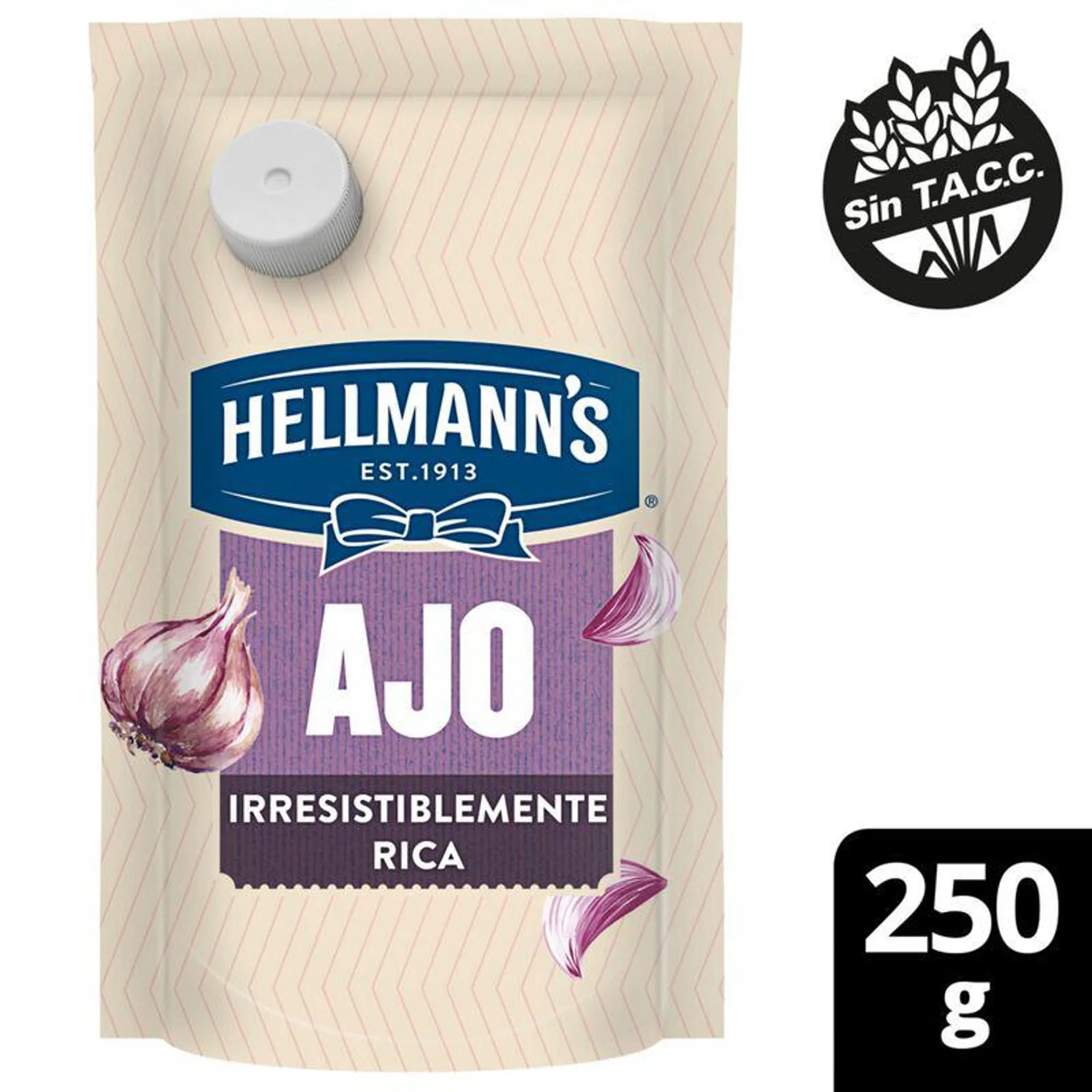 Mayonesa De Ajo Hellmans 250 Gr