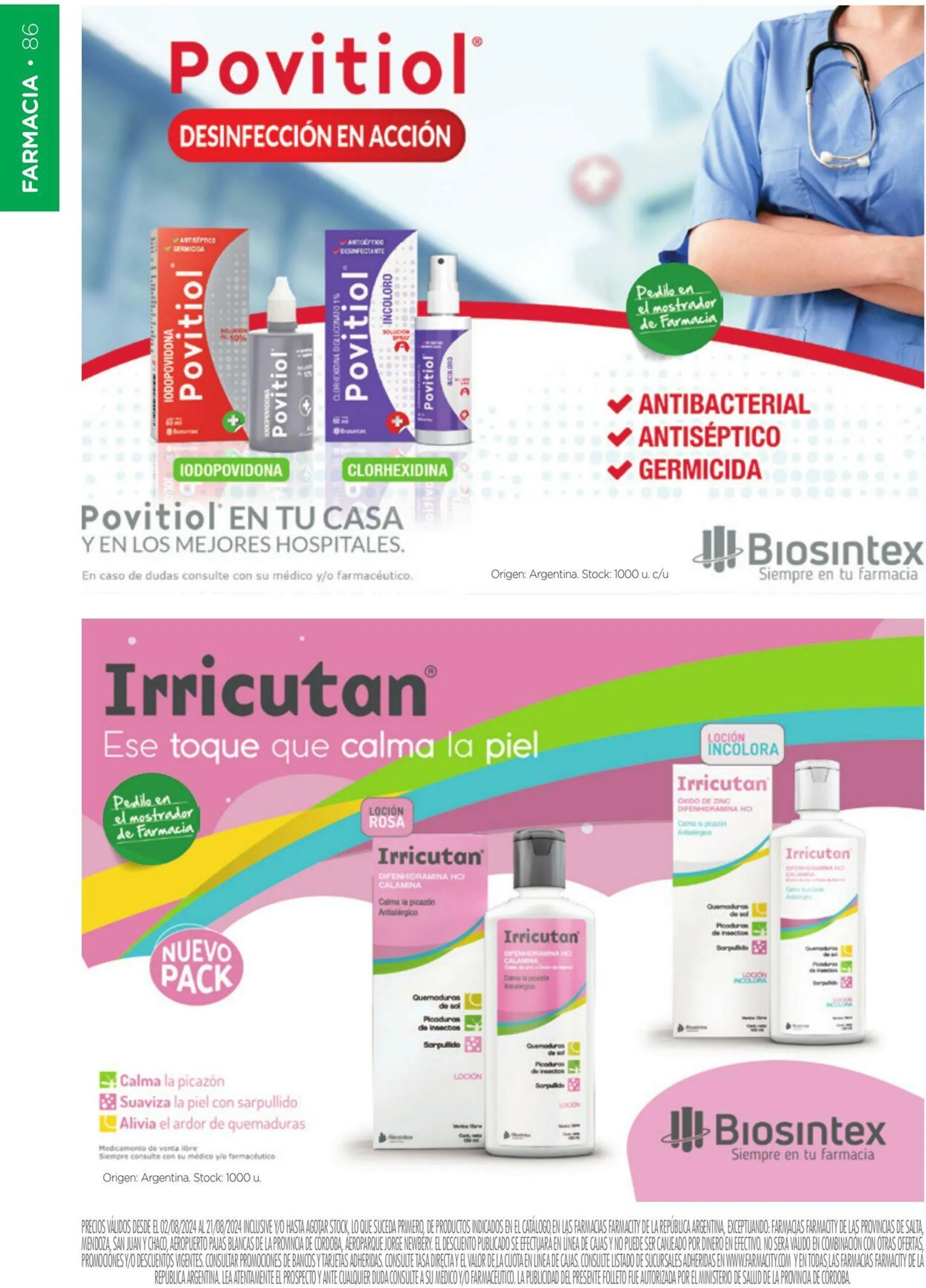 Ofertas de Farmacity 1 de agosto al 31 de agosto 2024 - Página 86 del catálogo