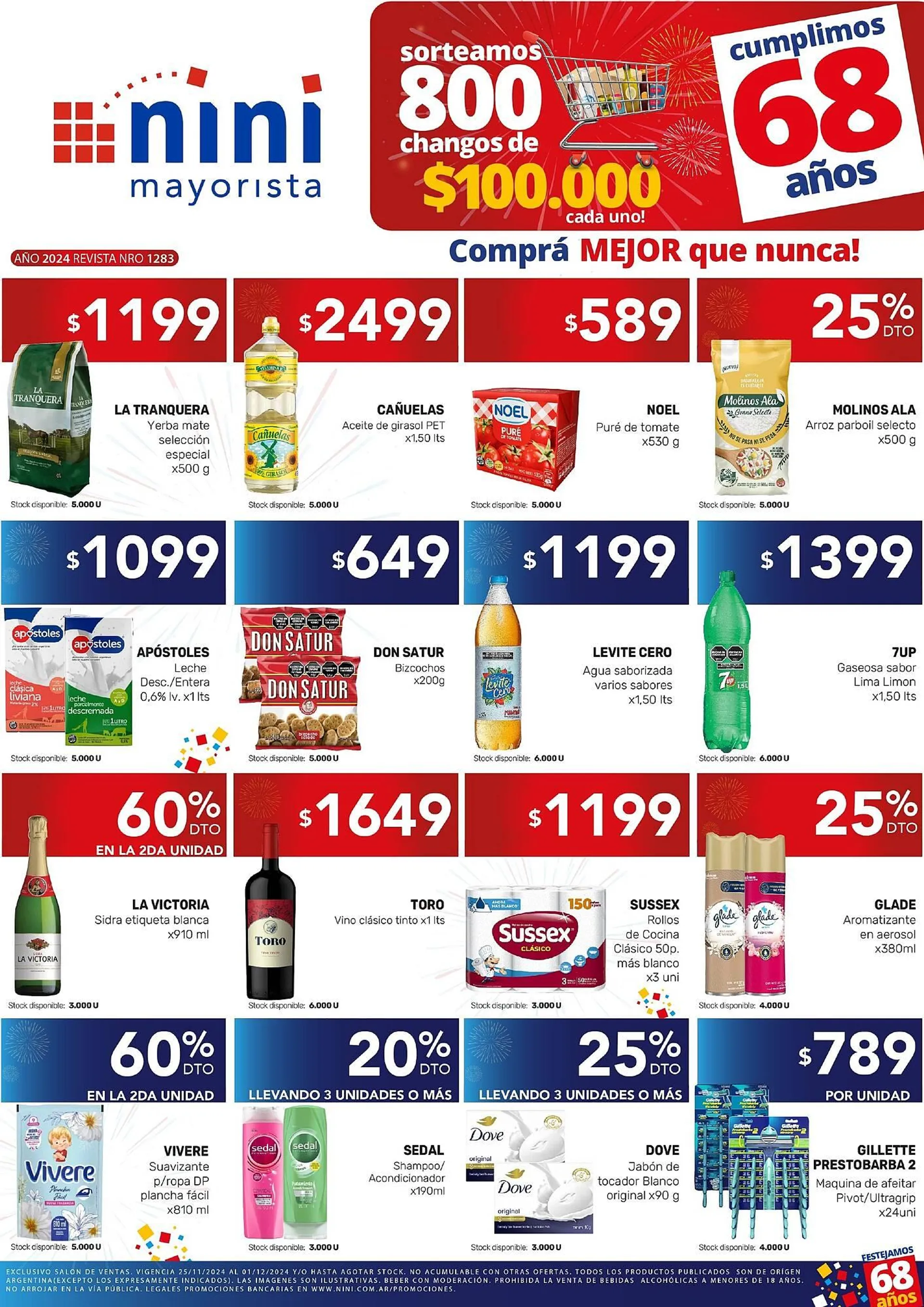 Ofertas de Catálogo Nini Mayorista 25 de noviembre al 1 de diciembre 2024 - Página 1 del catálogo