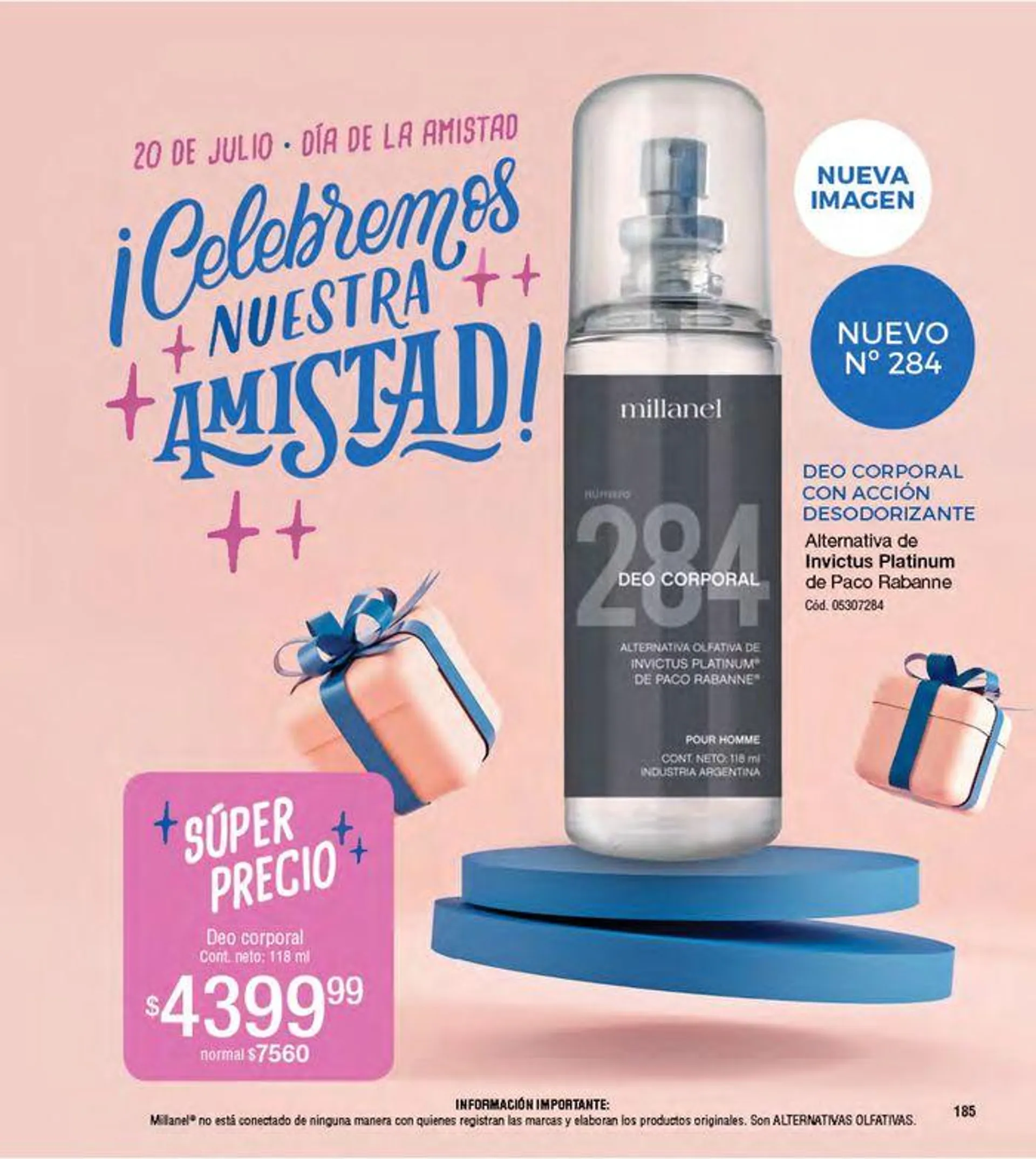 Ofertas de Catálogo Cosmeticos Millanel C8/24 5 de julio al 28 de julio 2024 - Página 185 del catálogo