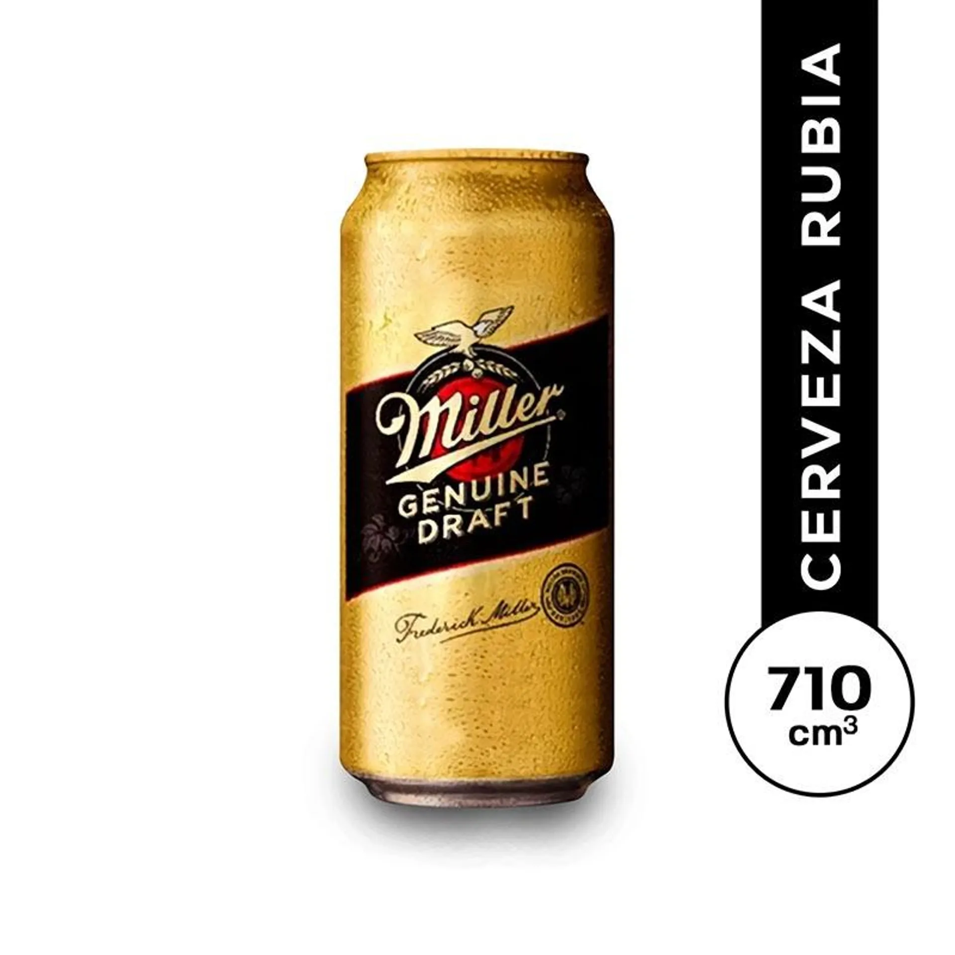 CERVEZA MILLER DRAFT LATA 710X