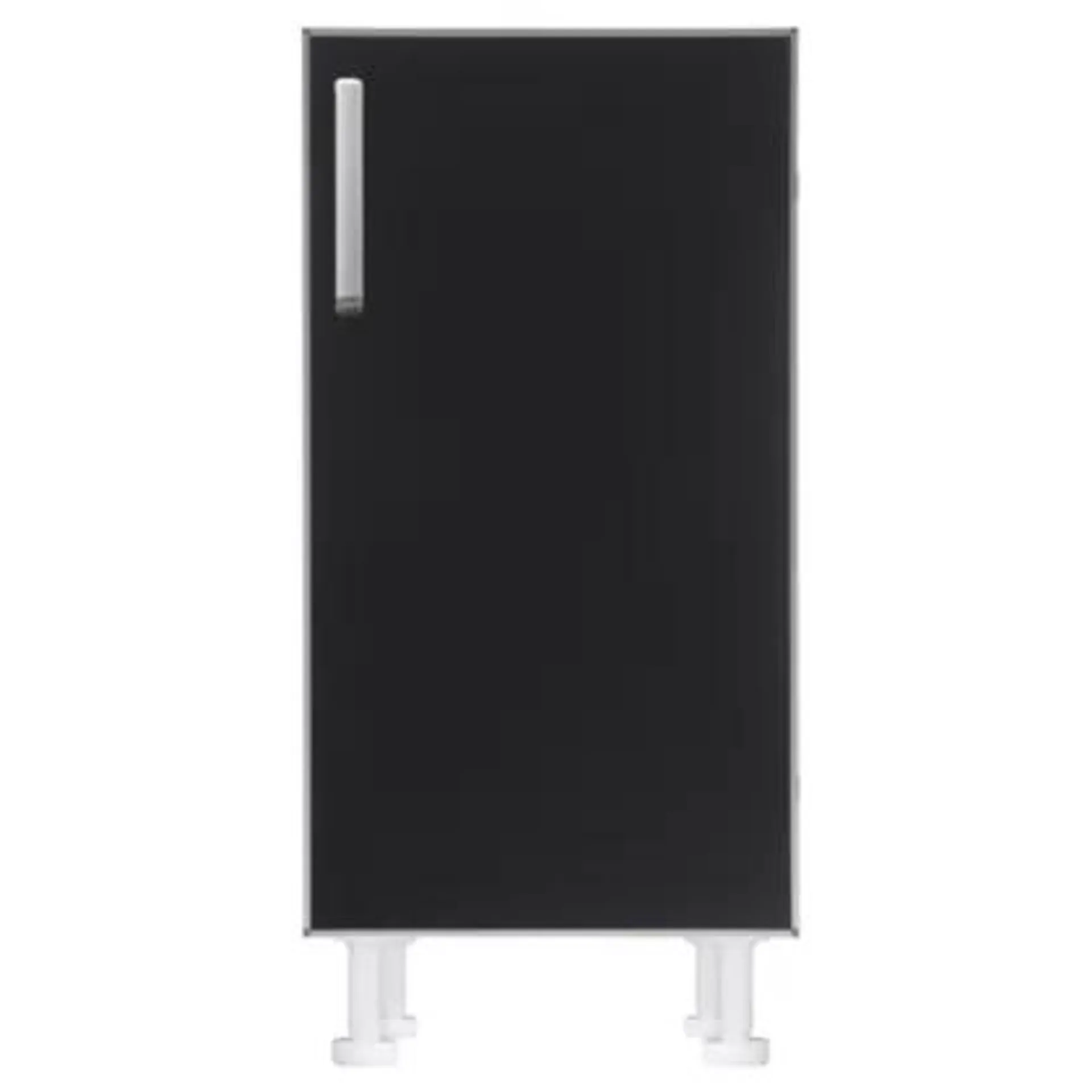 Bajo mesada 40 x 82.5 cm Lugano 1 puerta negro aluminio