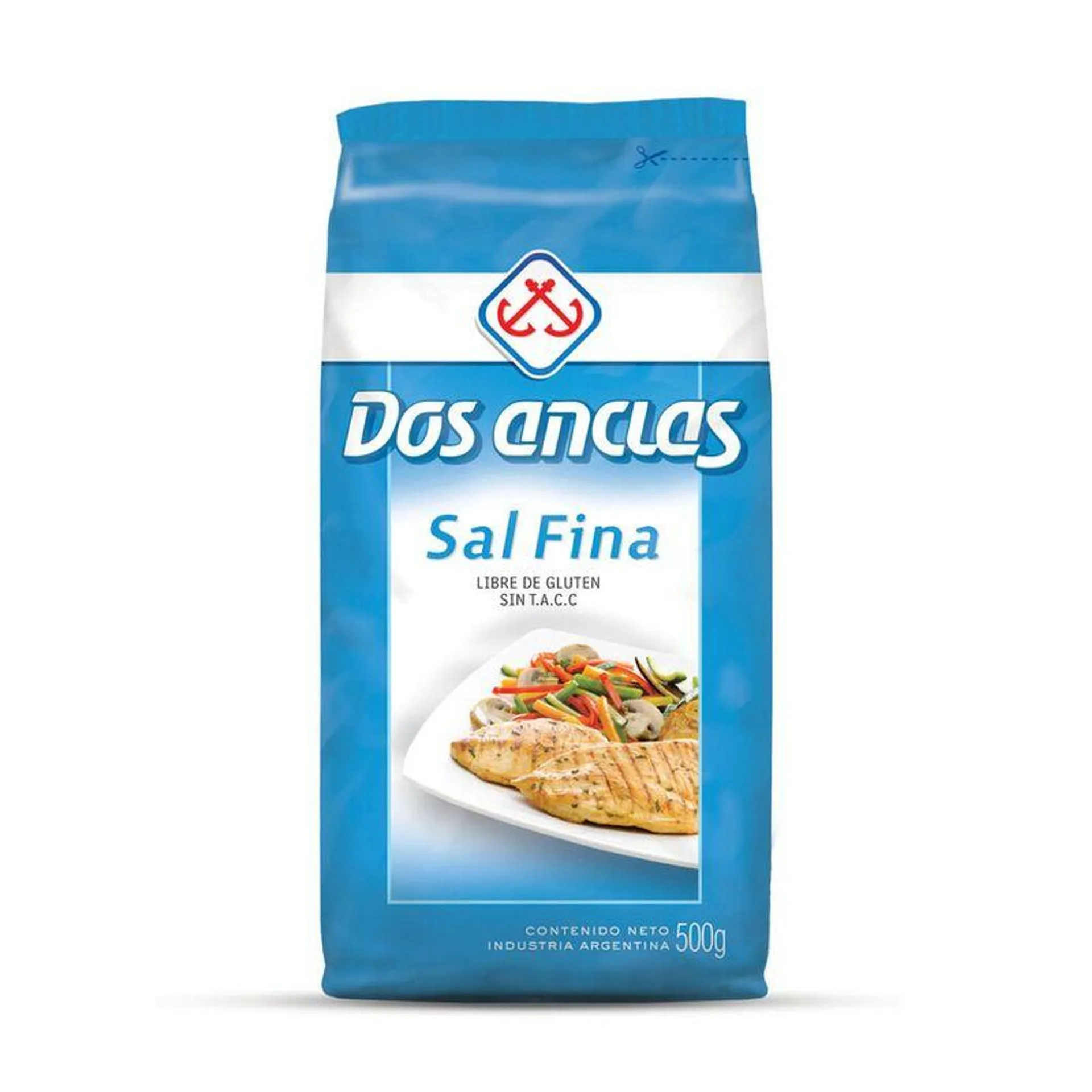 Sal fina Dos Anclas 500 g.