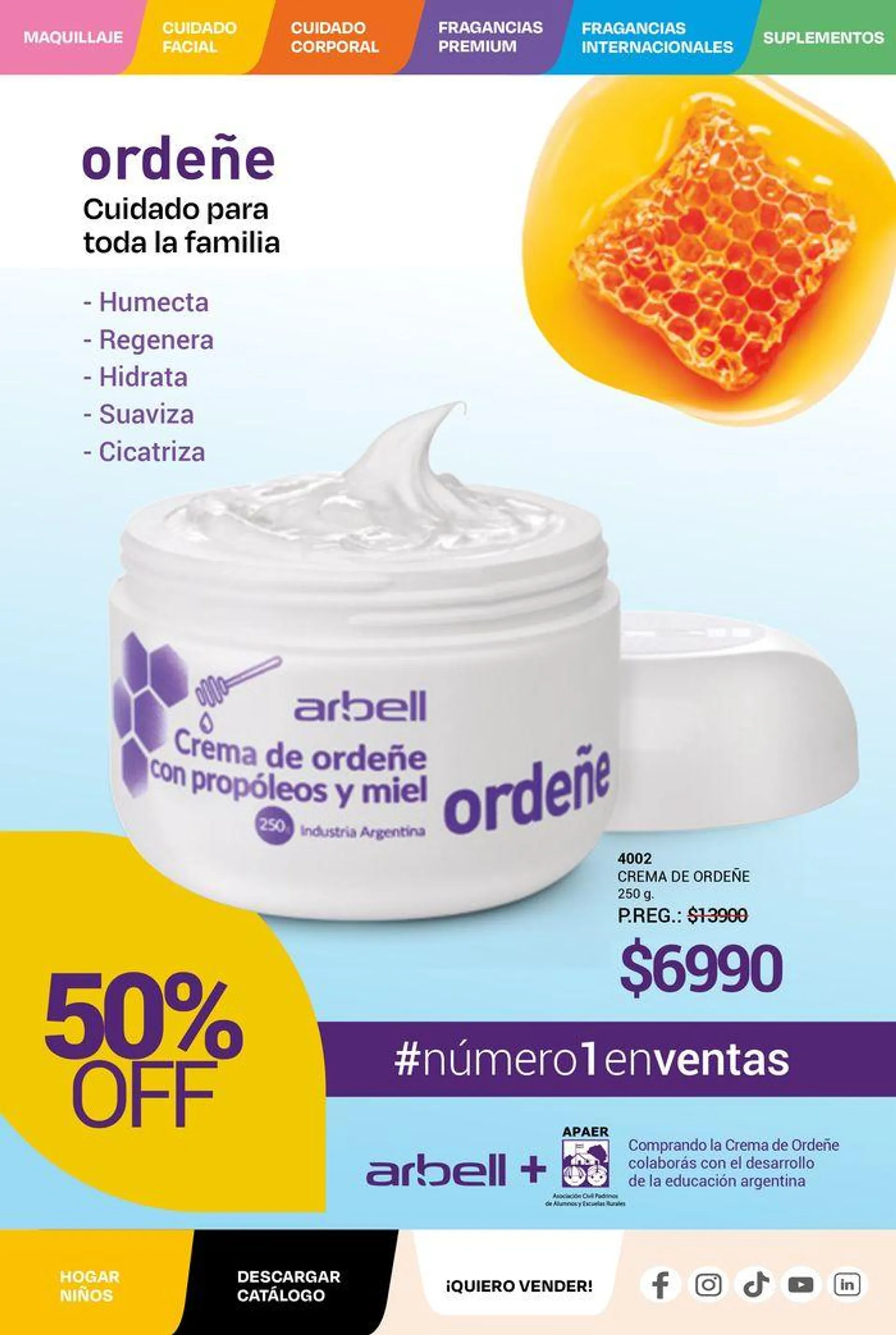 Ofertas de Catálogo 4 Arbell 15 de julio al 5 de septiembre 2024 - Página 70 del catálogo