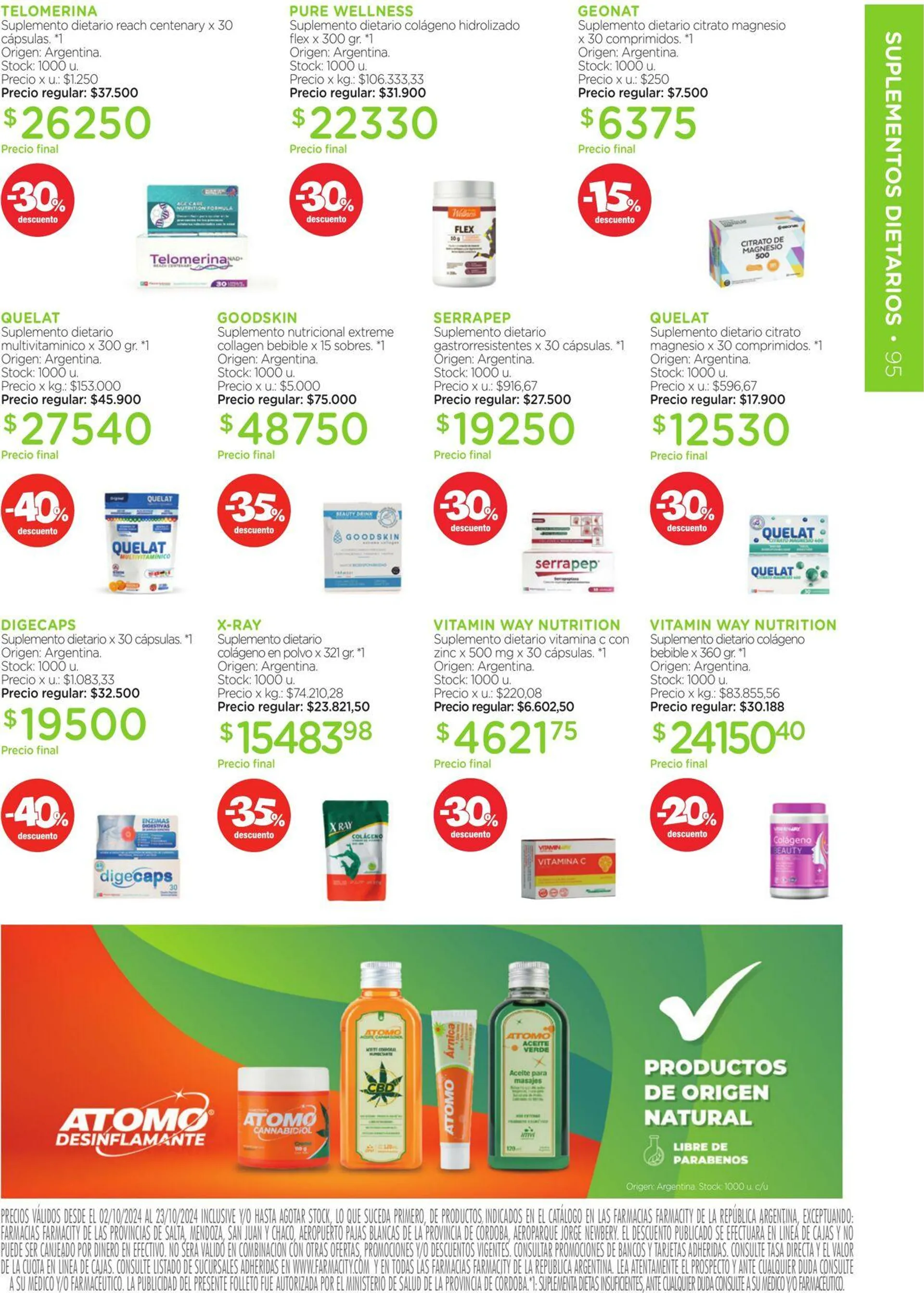 Ofertas de Farmacity 1 de octubre al 31 de octubre 2024 - Página 95 del catálogo