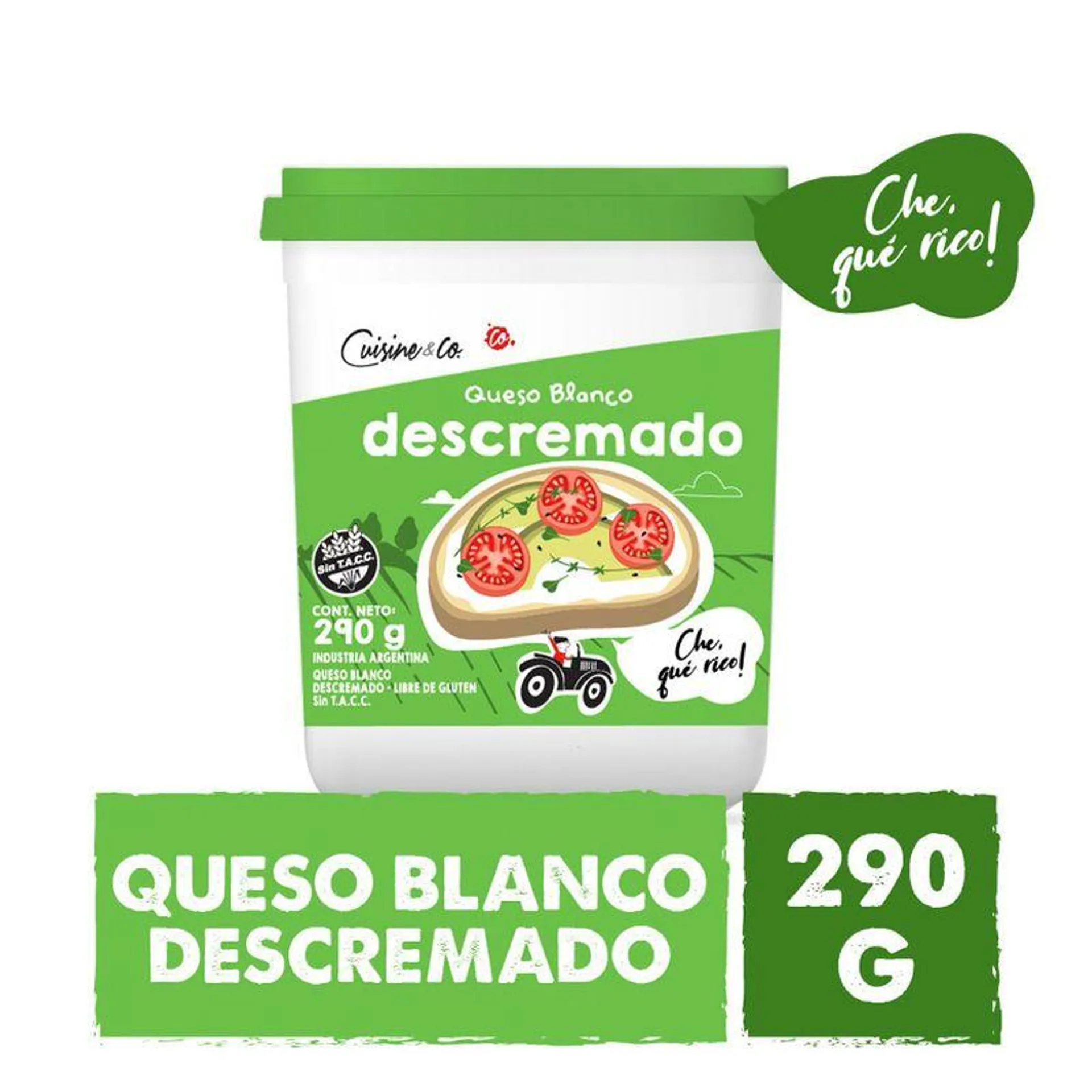 Queso Blanco Descremado Cuisine & Co 290gr