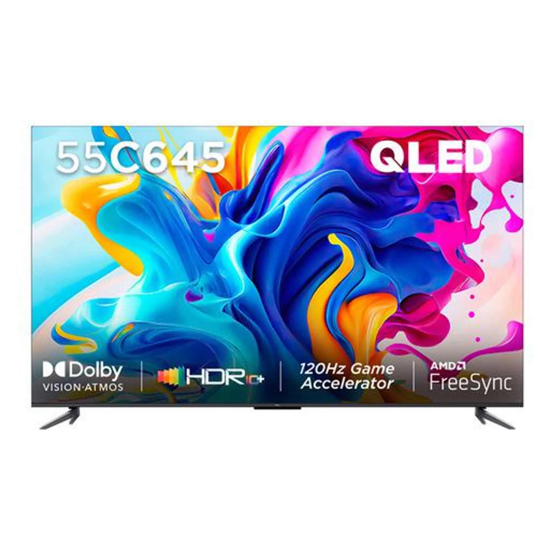 SMART QLED GOOGLE TV TCL 55 PULGADAS 4K UHD L55C645RV