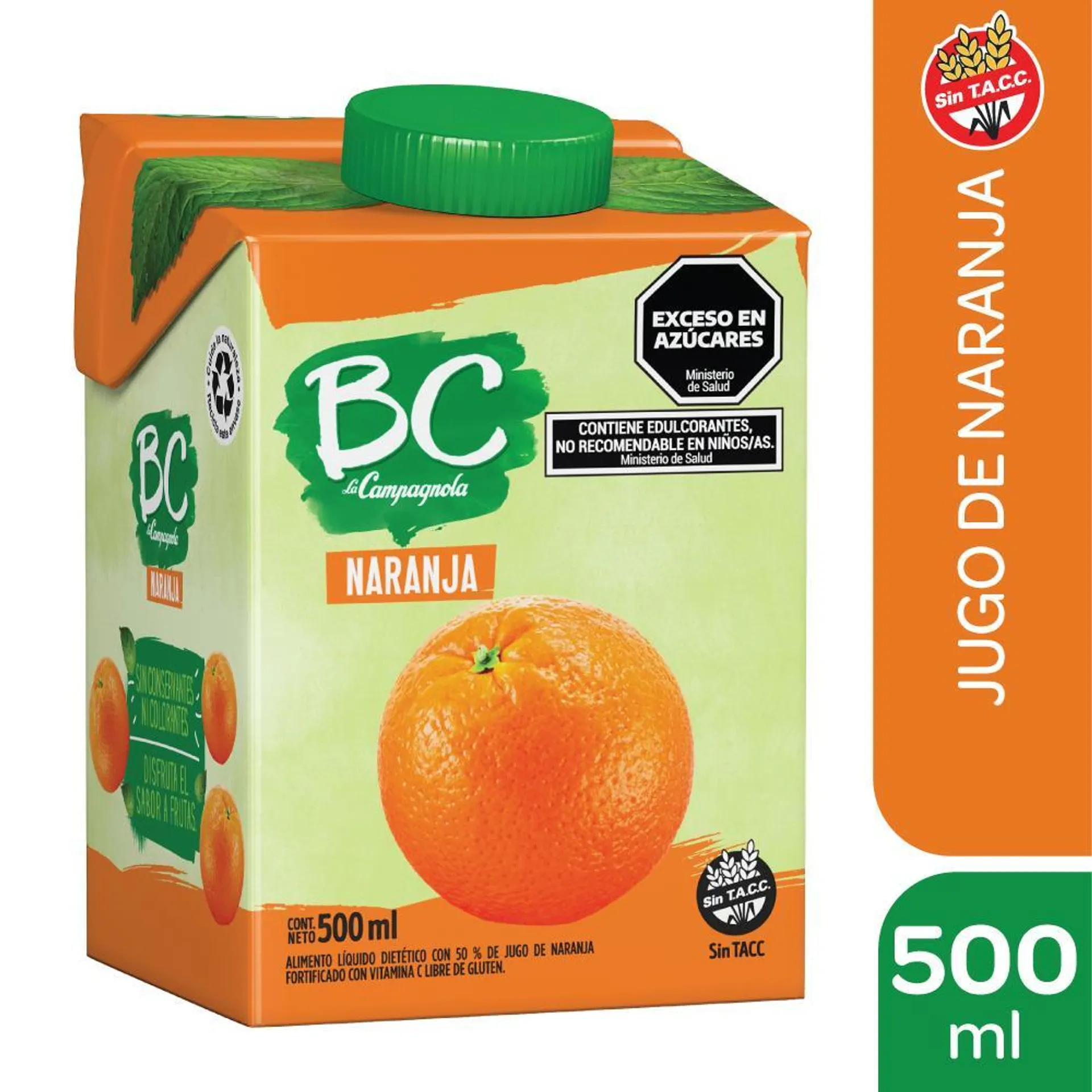 Jugo Light Naranja Bc Ttb 500 Cmq