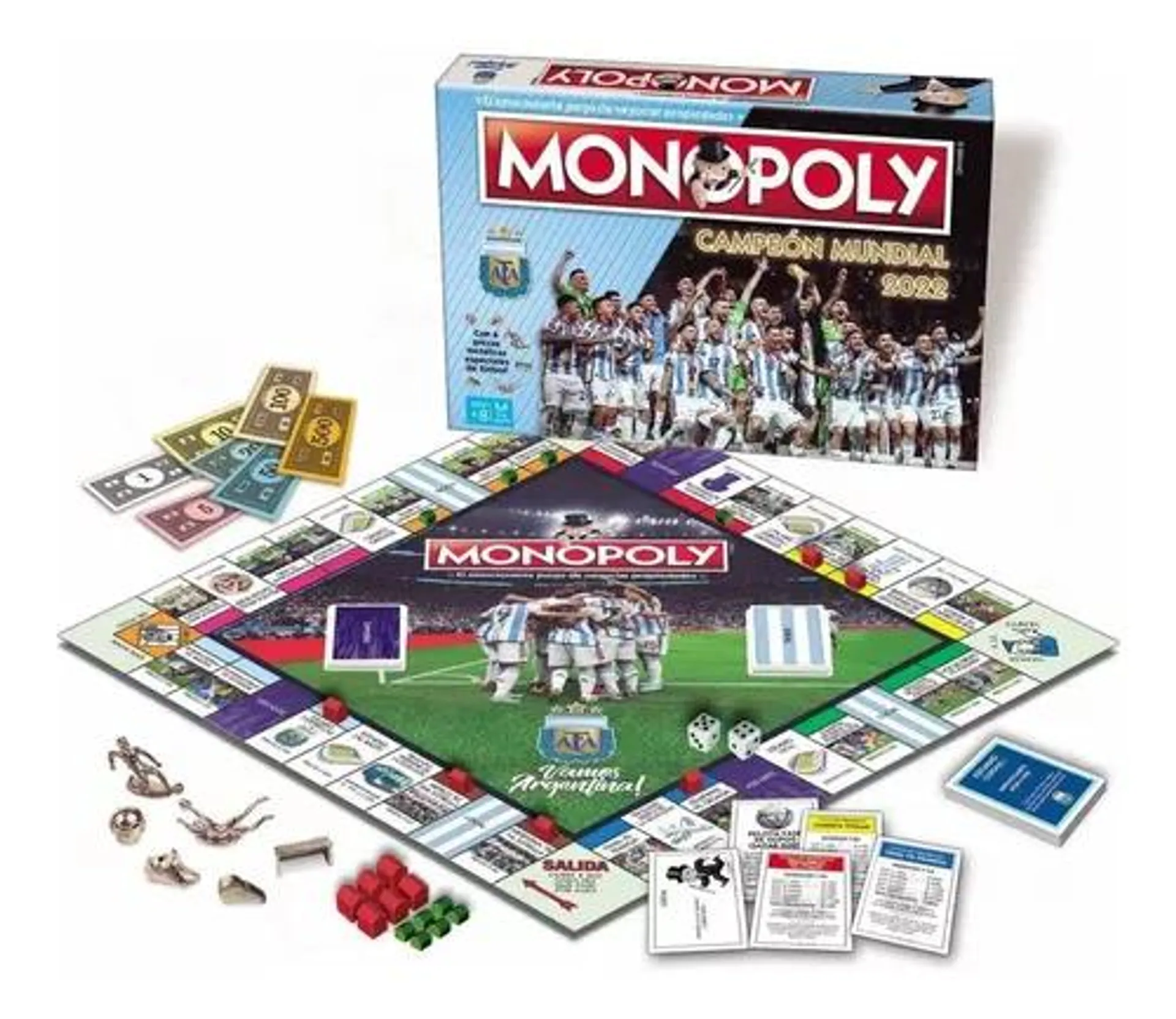 Monopoly Juego De Mesa Selección Argentina Afa