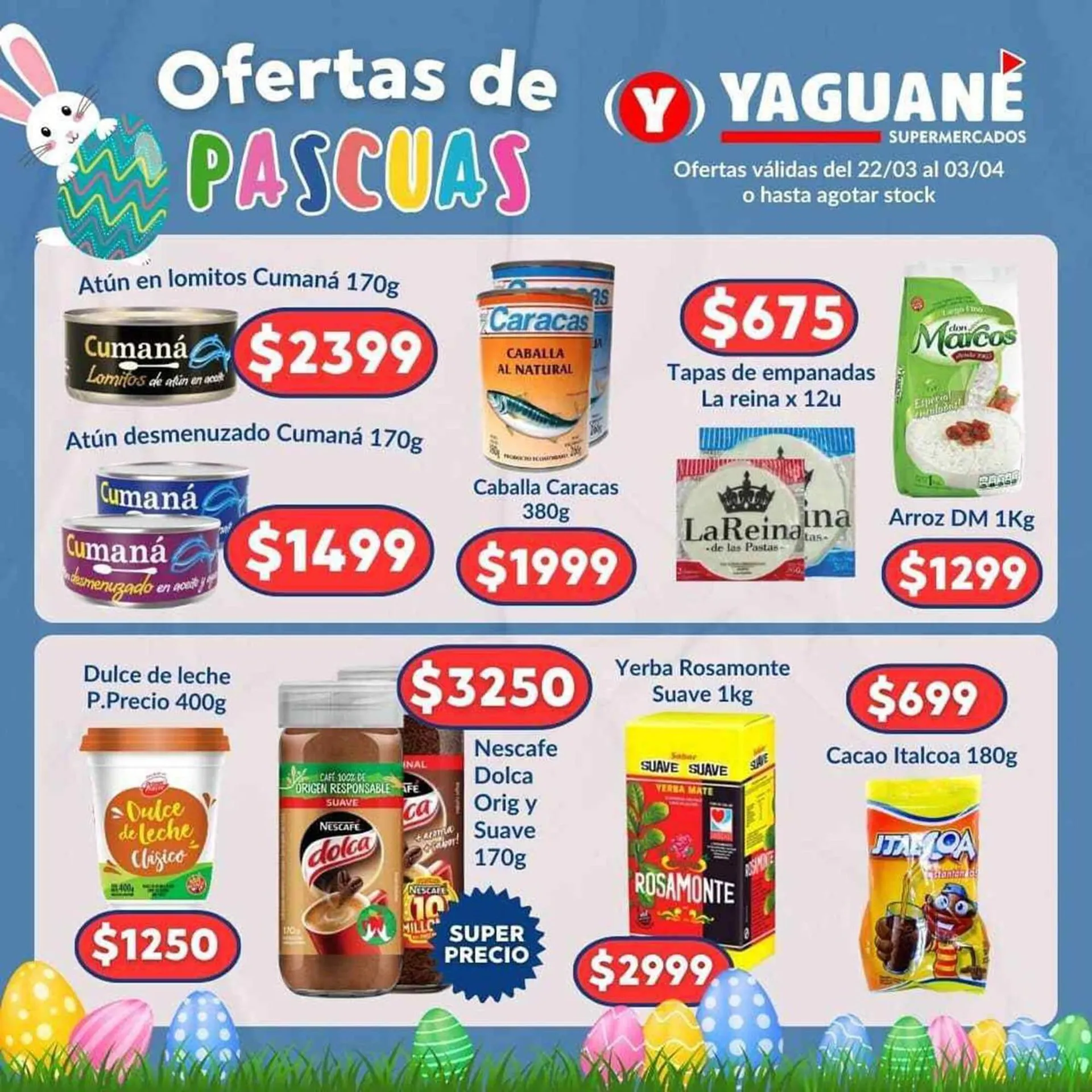 Ofertas de Catálogo Yaguane Supermercados 25 de marzo al 3 de abril 2024 - Página 3 del catálogo