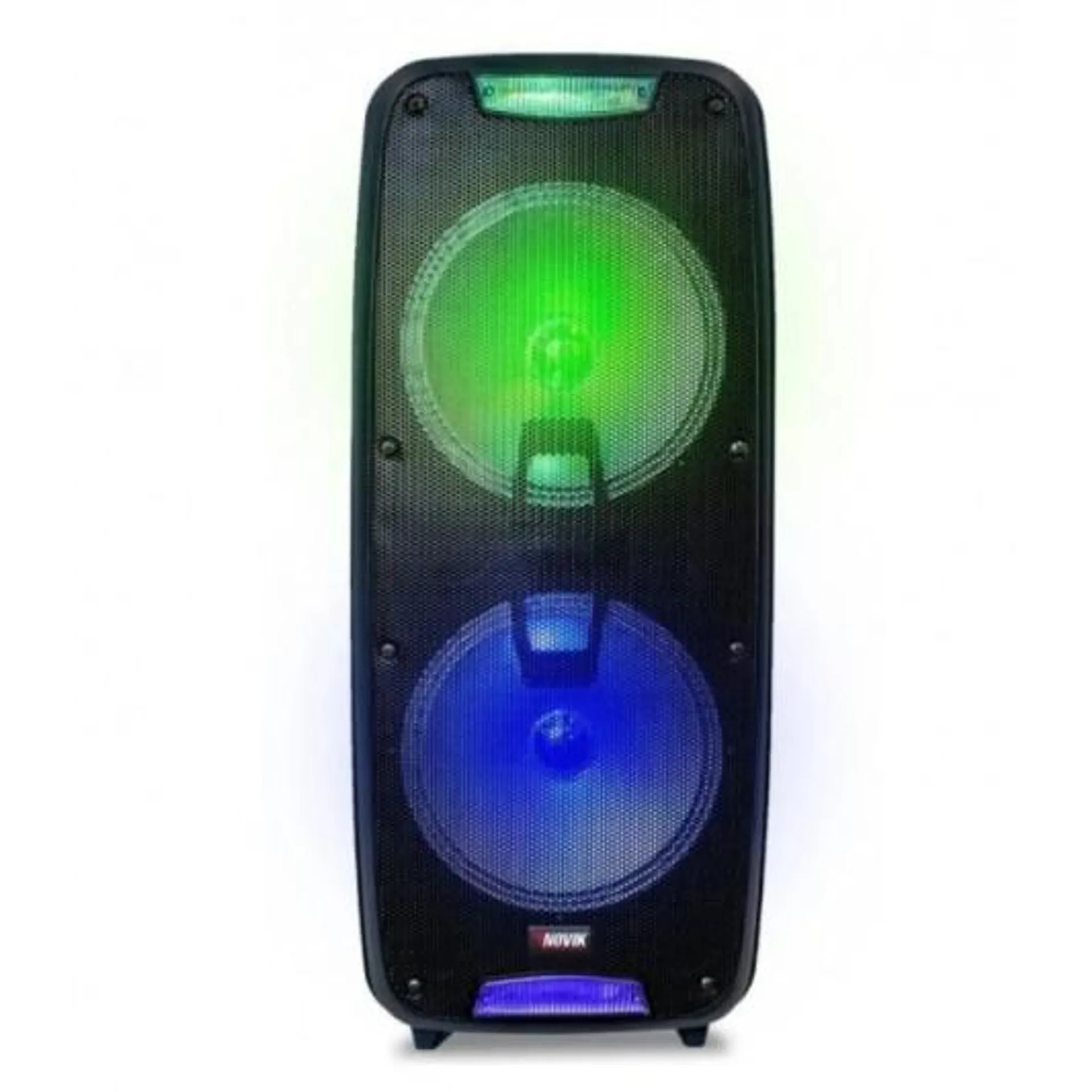 NOVIK CAJA AMPLIF.X-BLAST 2X8" BLUETOOTH USB LUCES