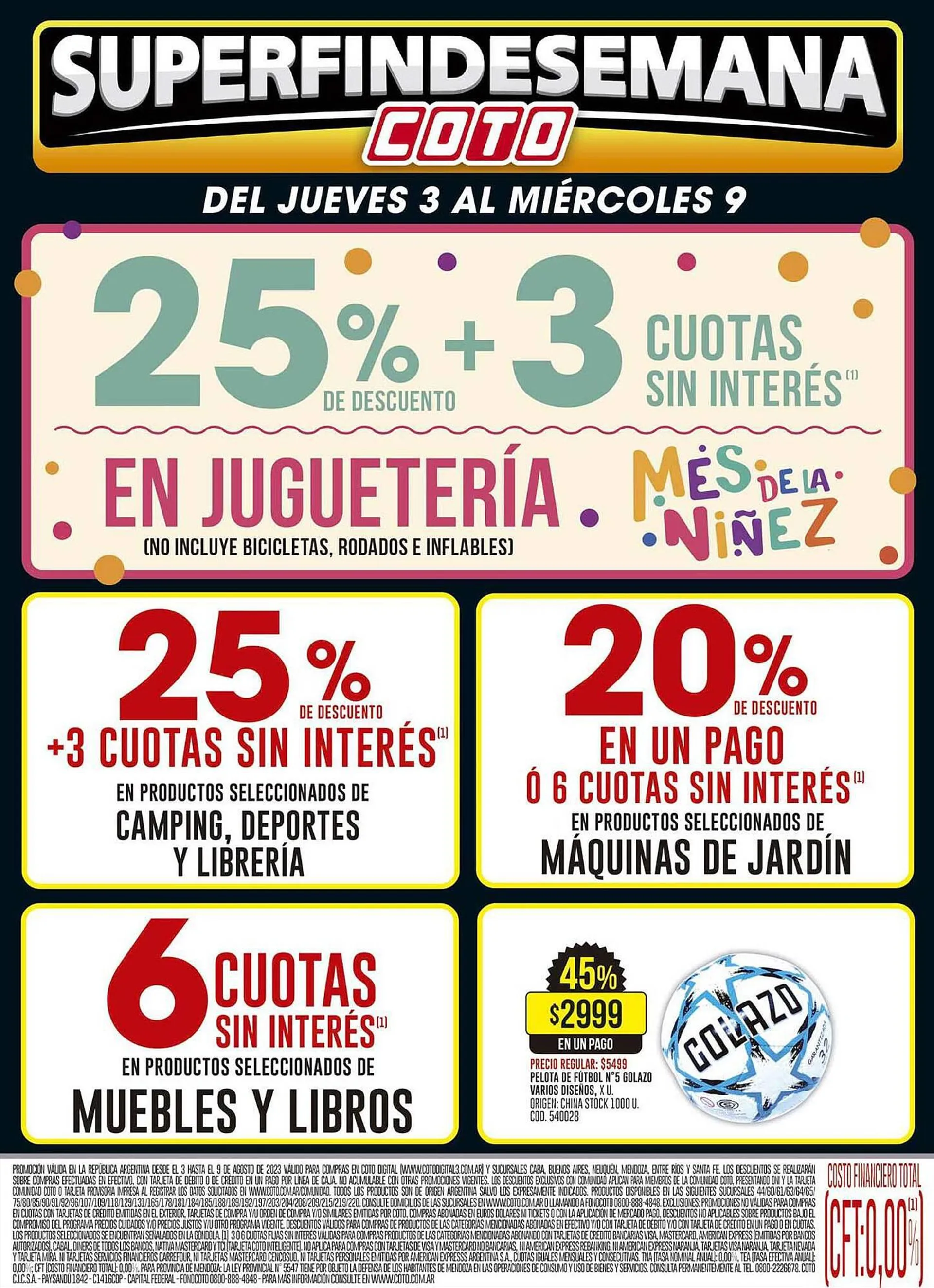 Juguetes en best sale coto 2020