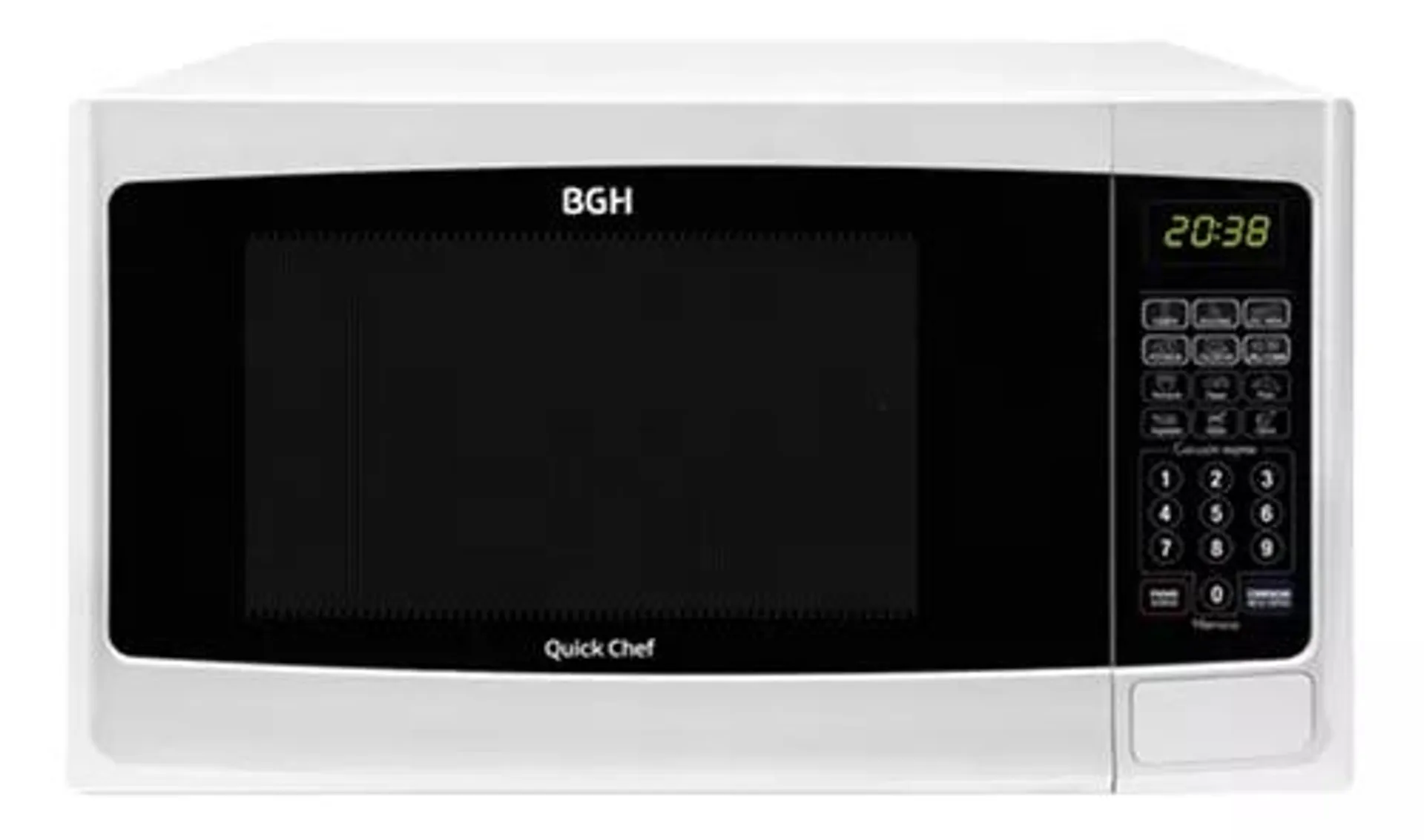 Microondas Grill BGH Quick Chef B228DB9 blanco 28L 220V