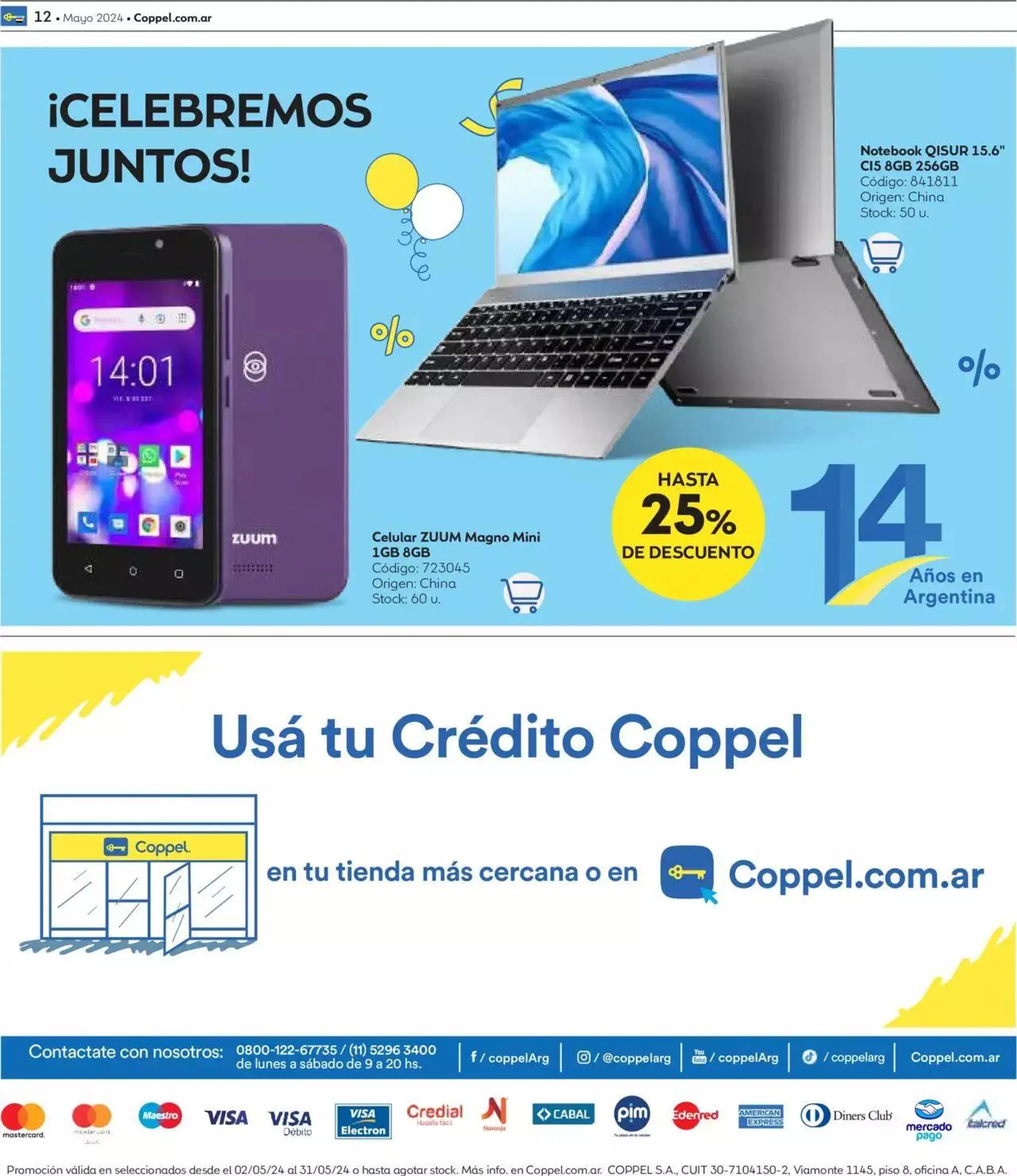 Ofertas de Coppel catálogo 1 de mayo al 31 de diciembre 2024 - Página 12 del catálogo