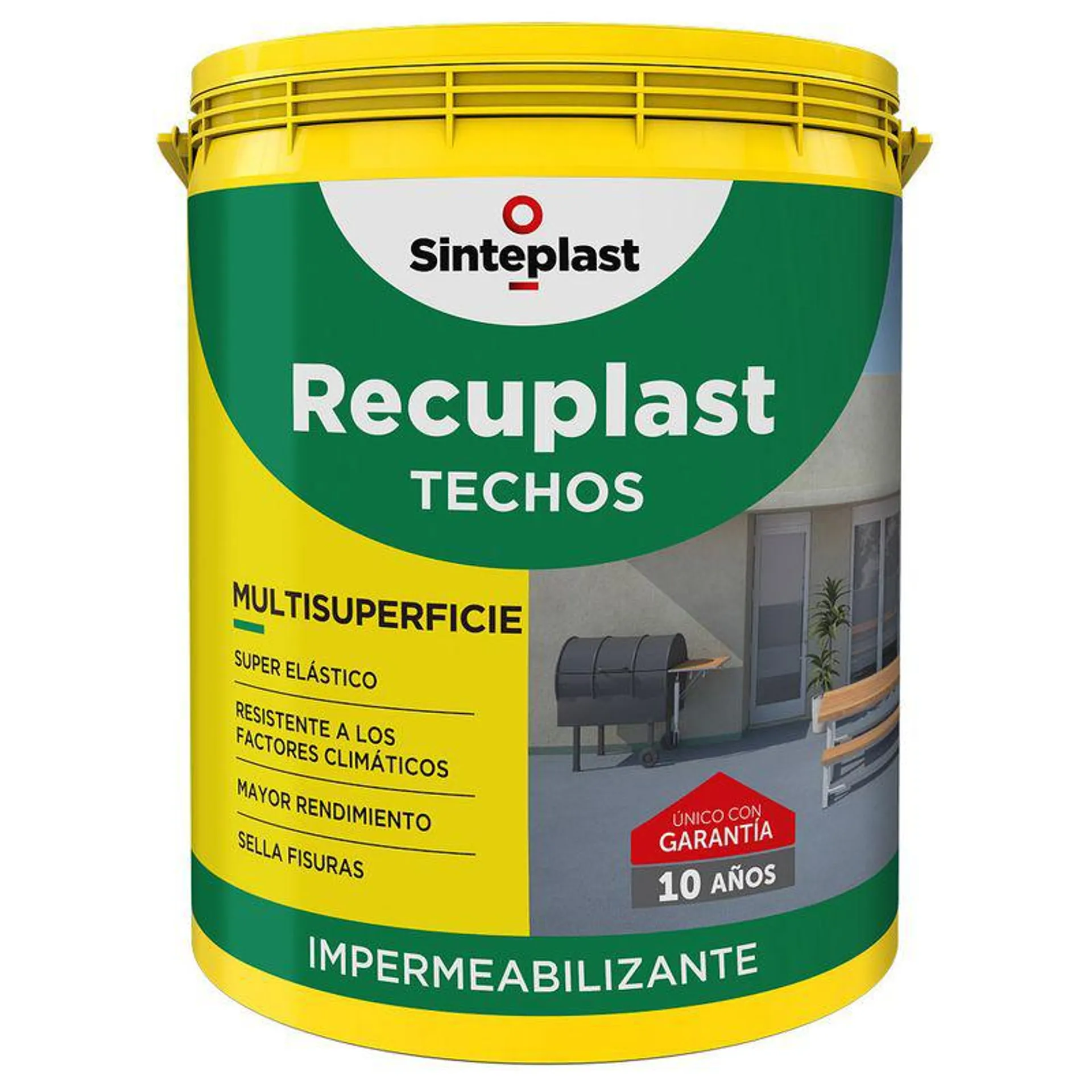 Techos Recuplast Blanco 20 Lts