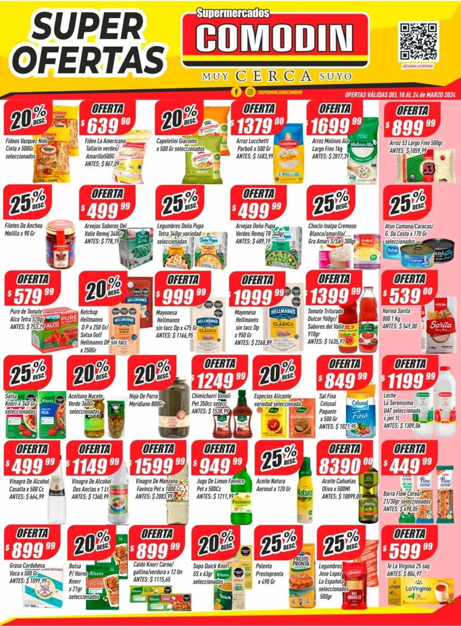 Ofertas de Catálogo Supermercados Comodin 21 de marzo al 24 de marzo 2024 - Página  del catálogo