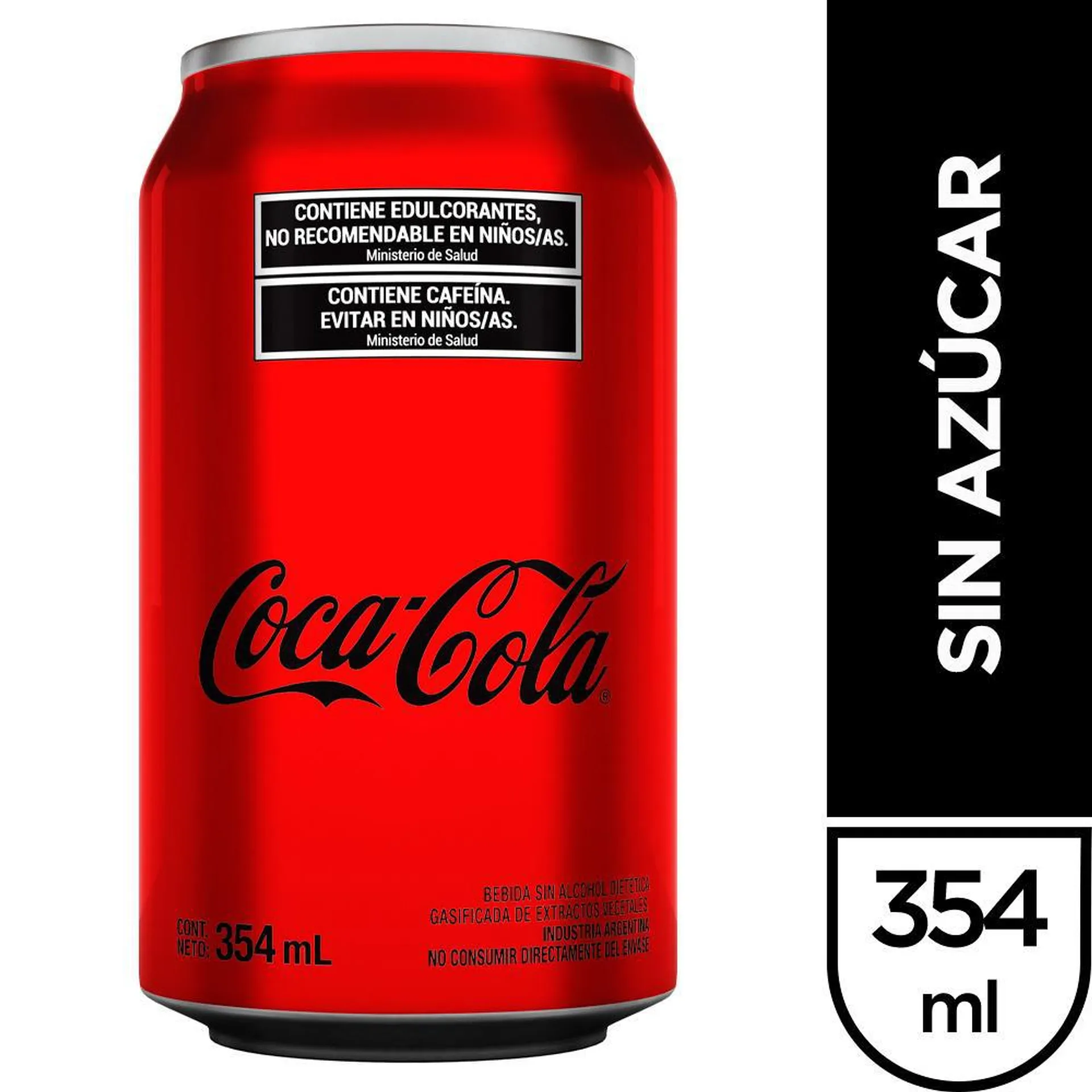 Gaseosa Coca-Cola Sin Azúcar 354 Ml