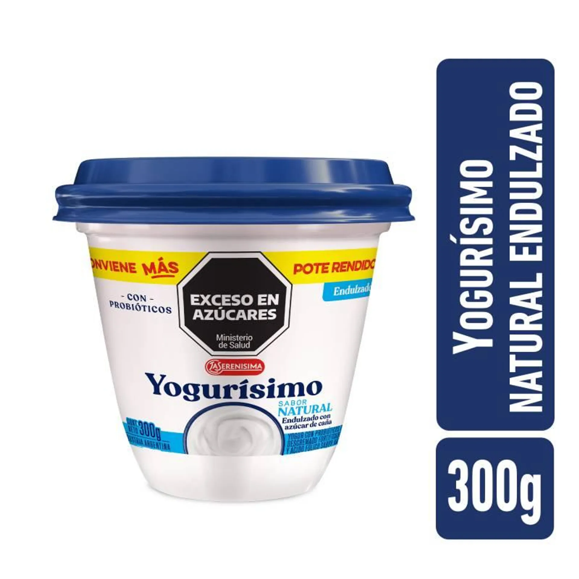 Yogur Natural Conicet Endulzado Yogurisimo x 300 g.