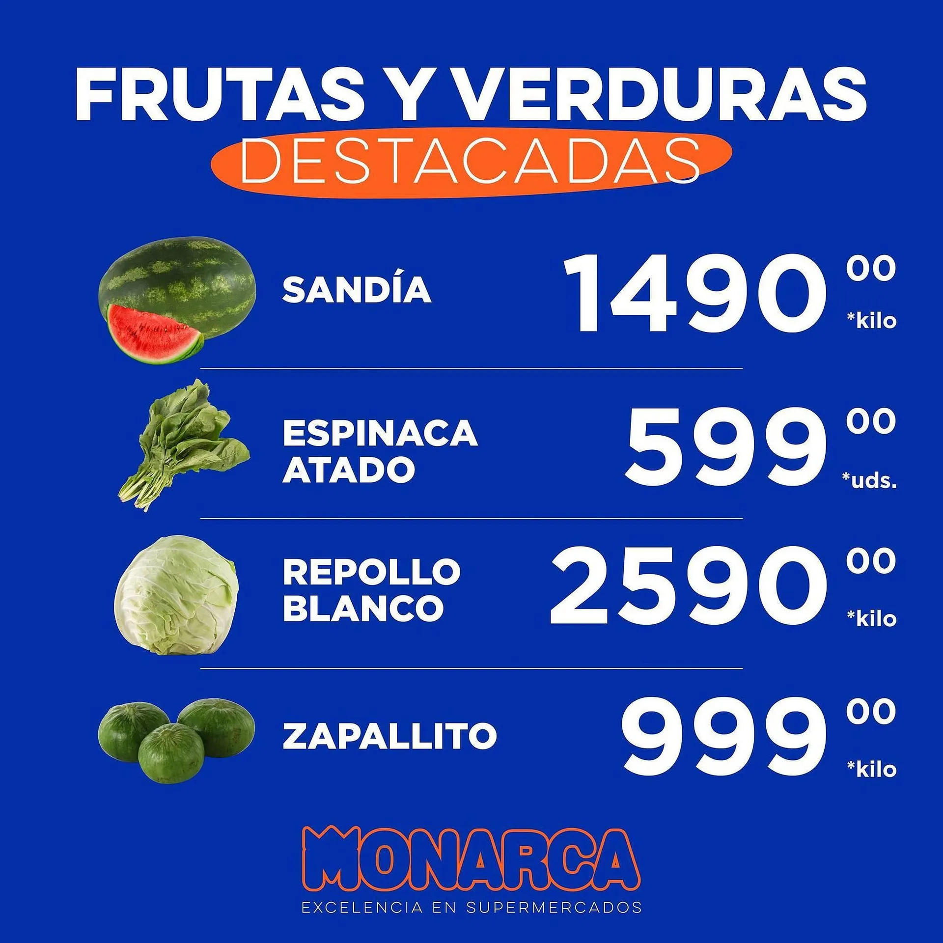 Ofertas de Catálogo Supermercados Monarca 18 de octubre al 20 de octubre 2024 - Página 1 del catálogo