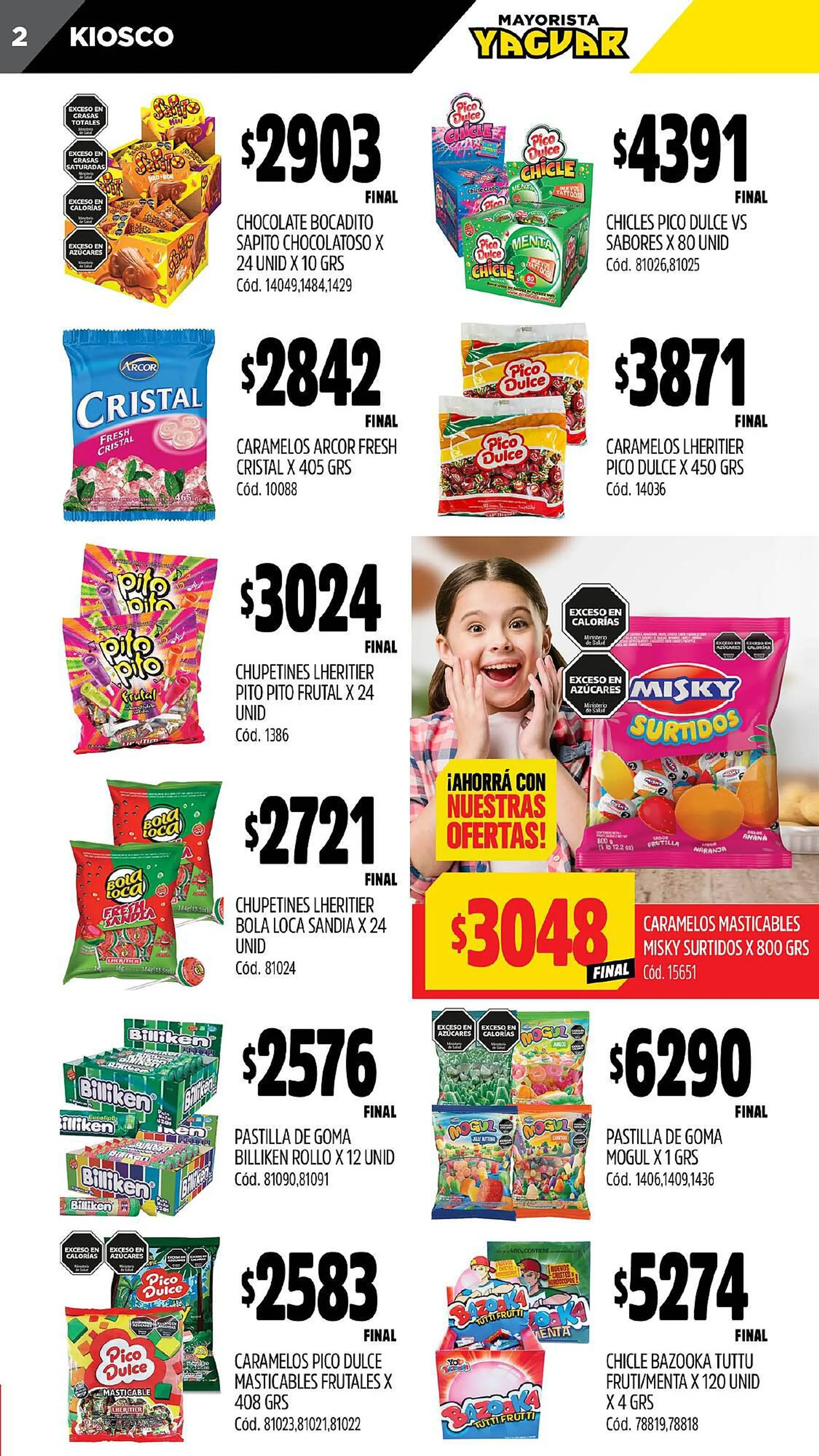 Ofertas de Catálogo Supermercados Yaguar 15 de abril al 21 de abril 2024 - Página 2 del catálogo