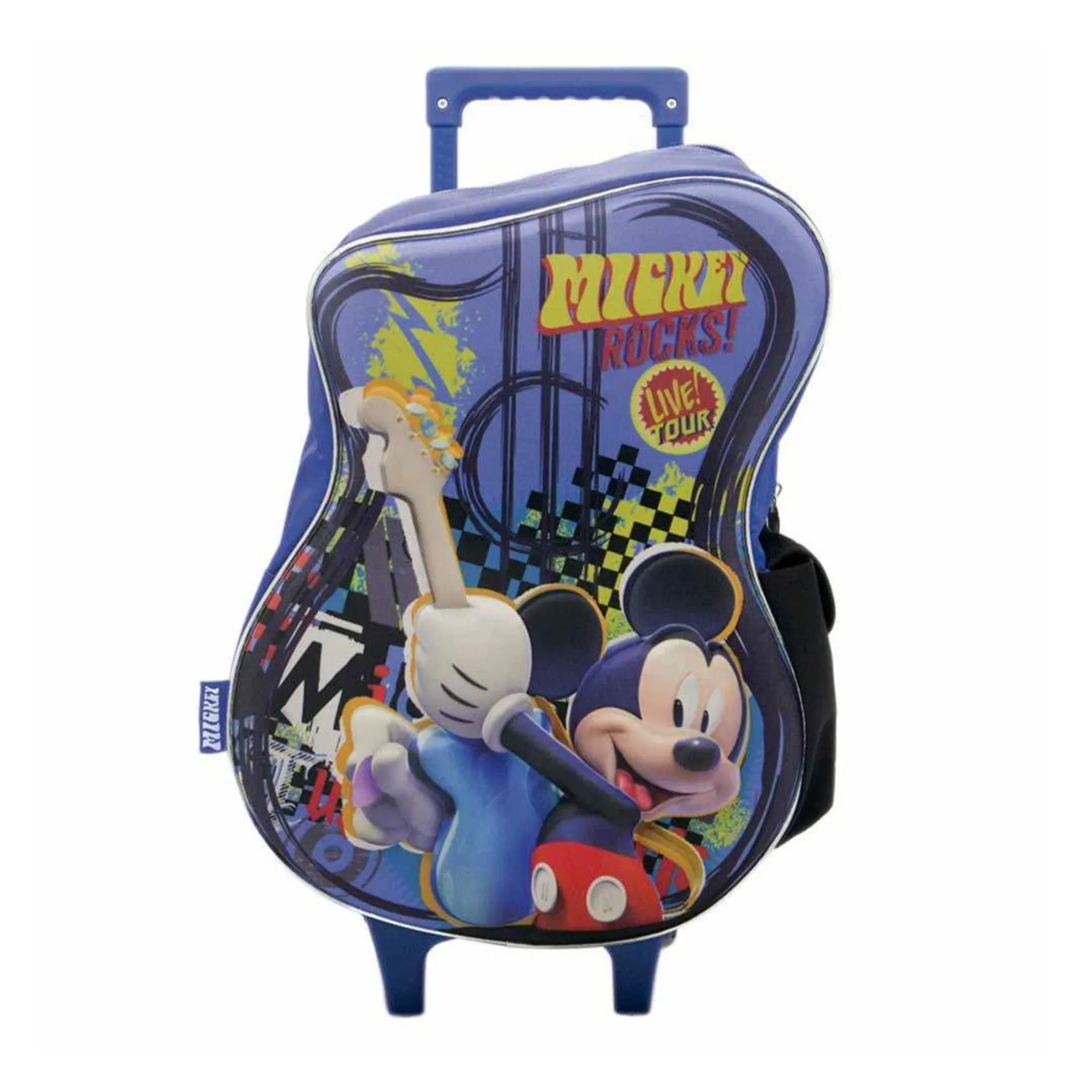 Mochila Mickey 16 Pulgadas Con Carro Guitarra