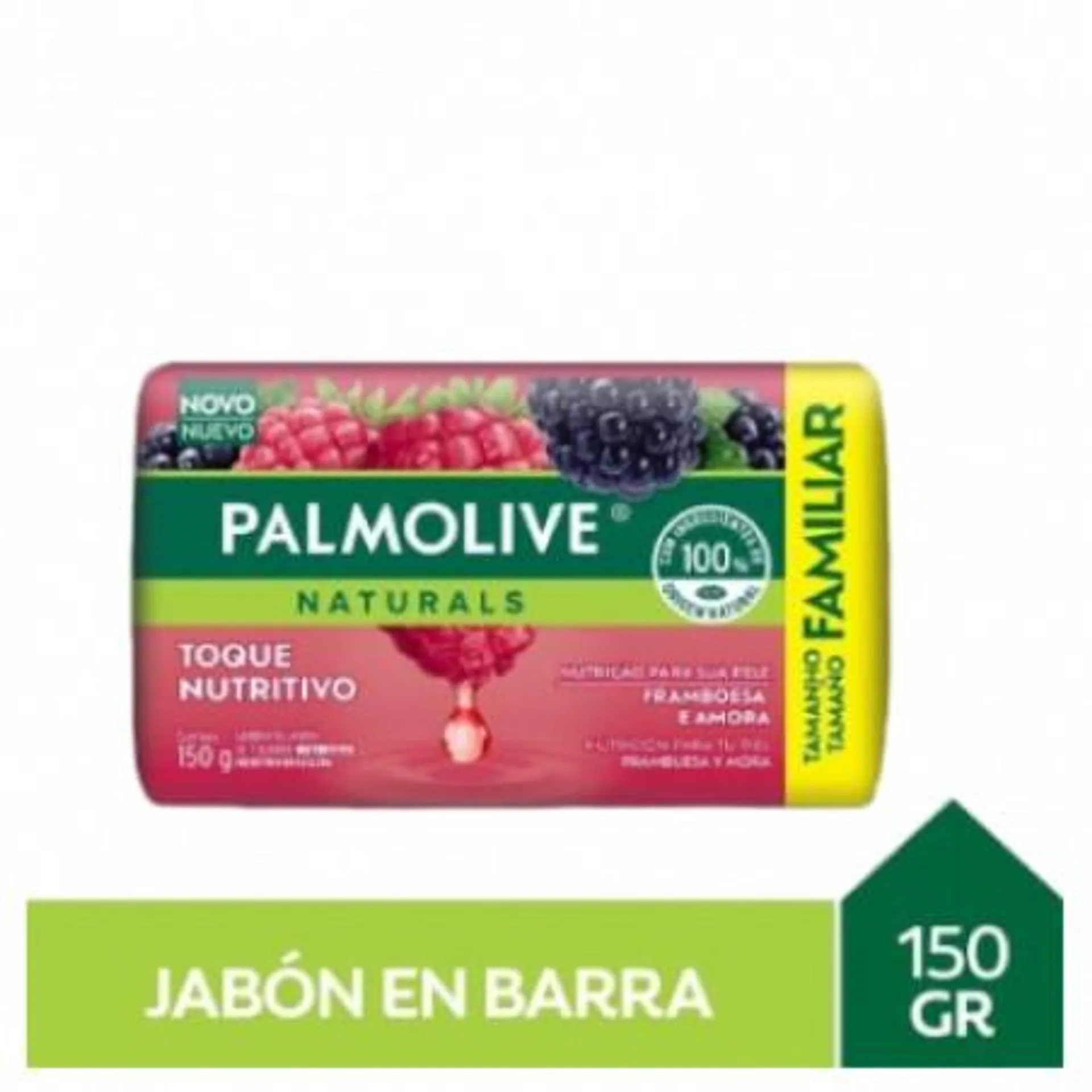 JABON TOCADOR PALMOLIVE NATURALS FRAMBUESA 150 GRS