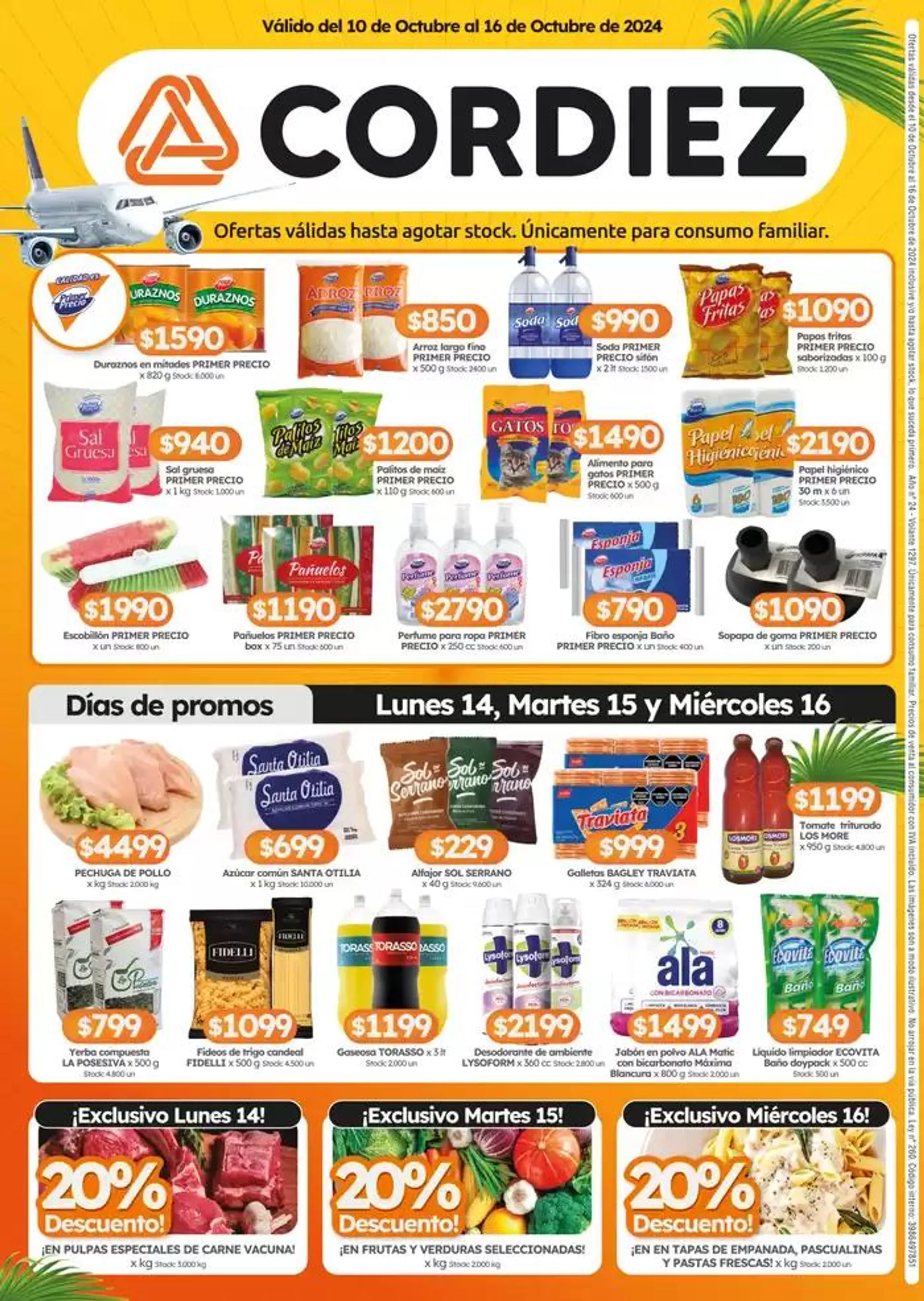 Ofertas de Ofertas Cordiez 11 de octubre al 25 de octubre 2024 - Página 8 del catálogo