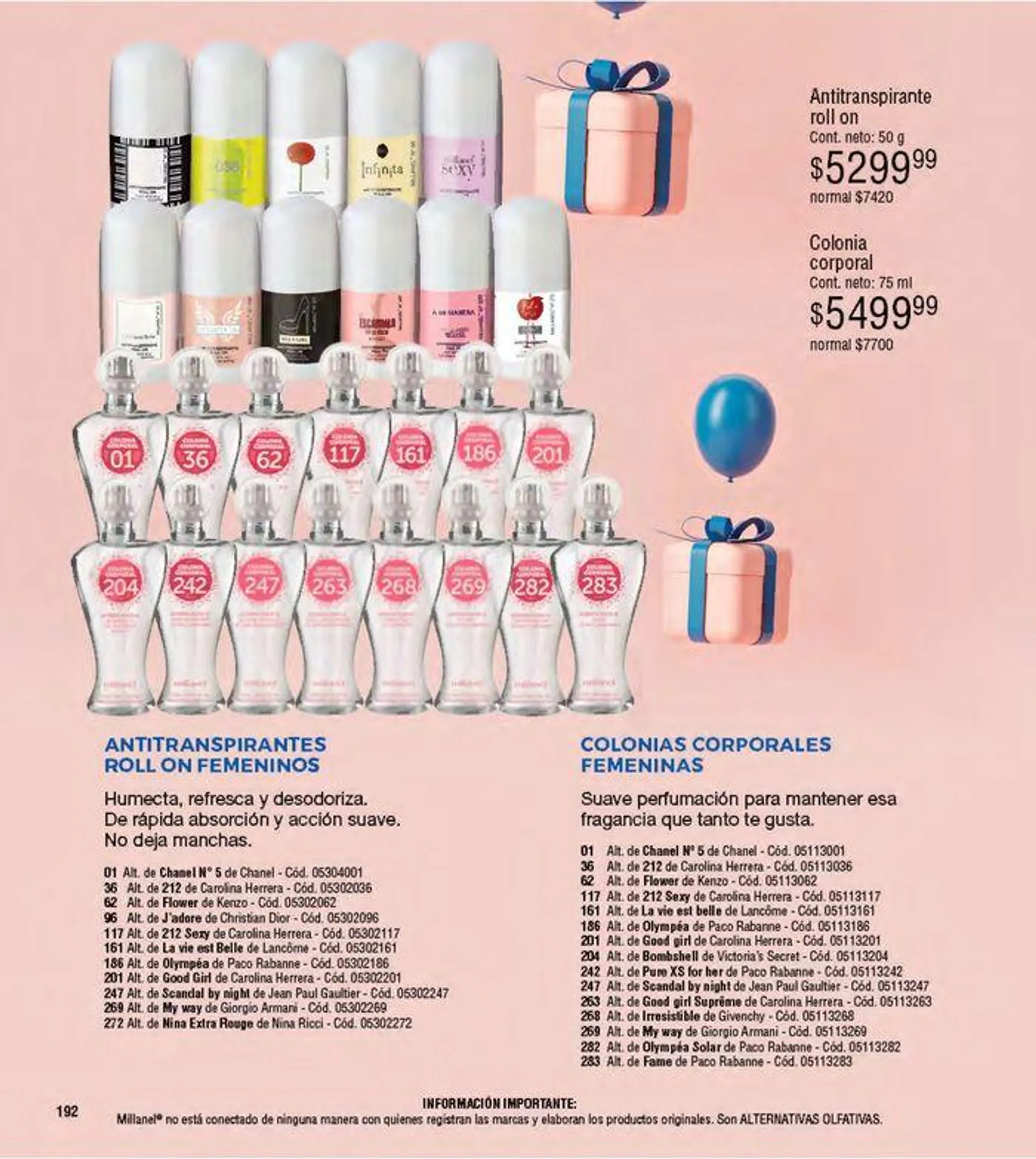 Ofertas de Catálogo Cosmeticos Millanel C8/24 5 de julio al 28 de julio 2024 - Página 192 del catálogo