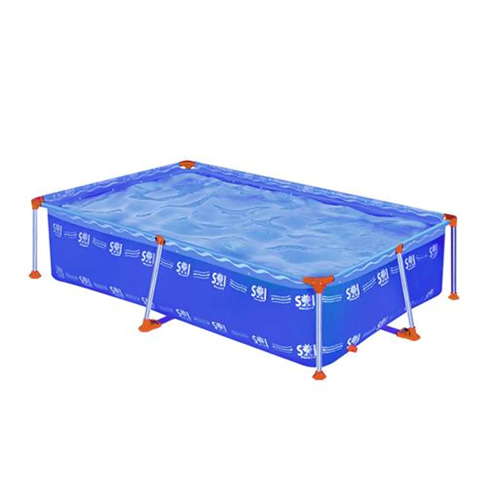 Pileta Sol de Verano FUN250 2700Lts 2,50 x 1,65 x 0,65 Mts